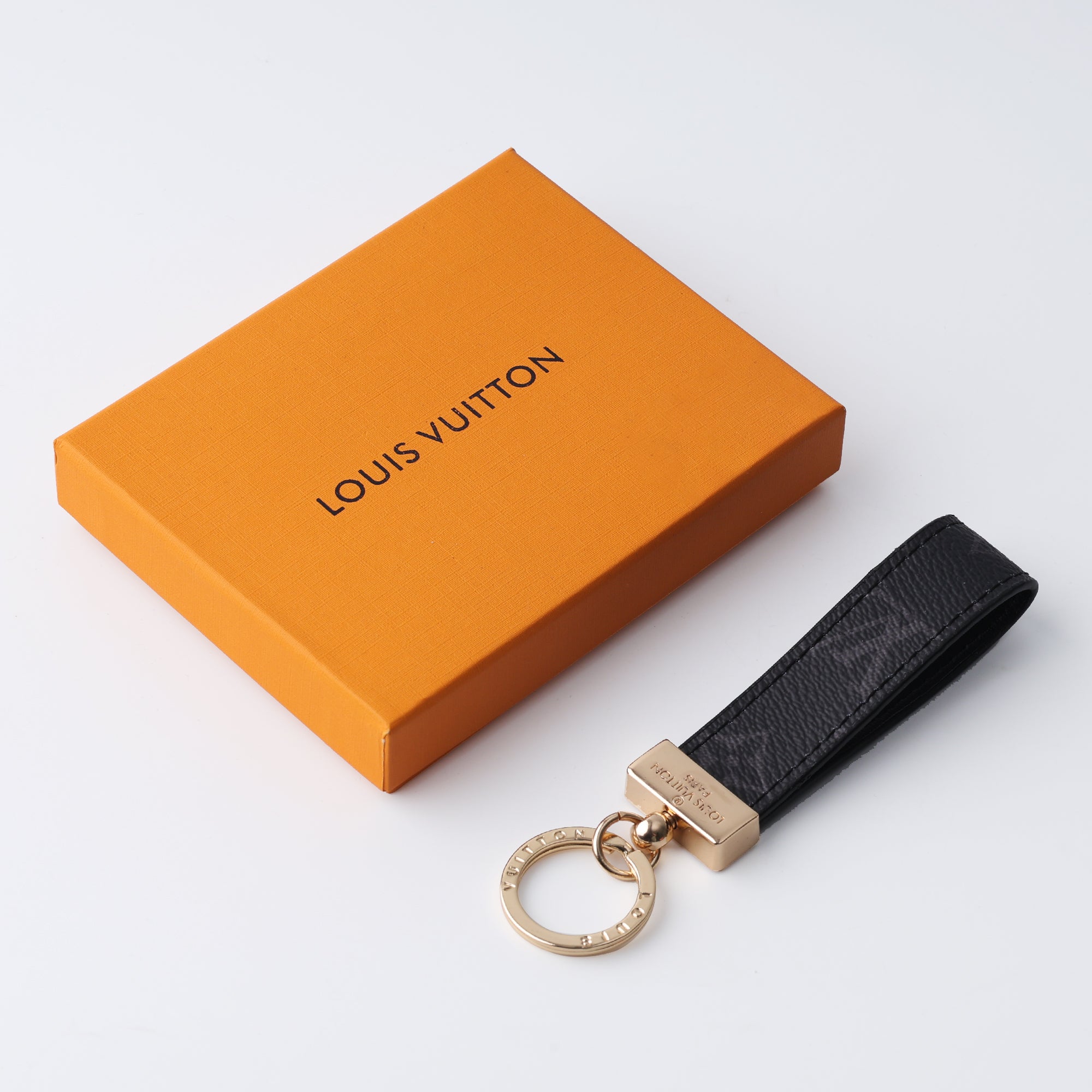 Noir Shadow Loop Keychain