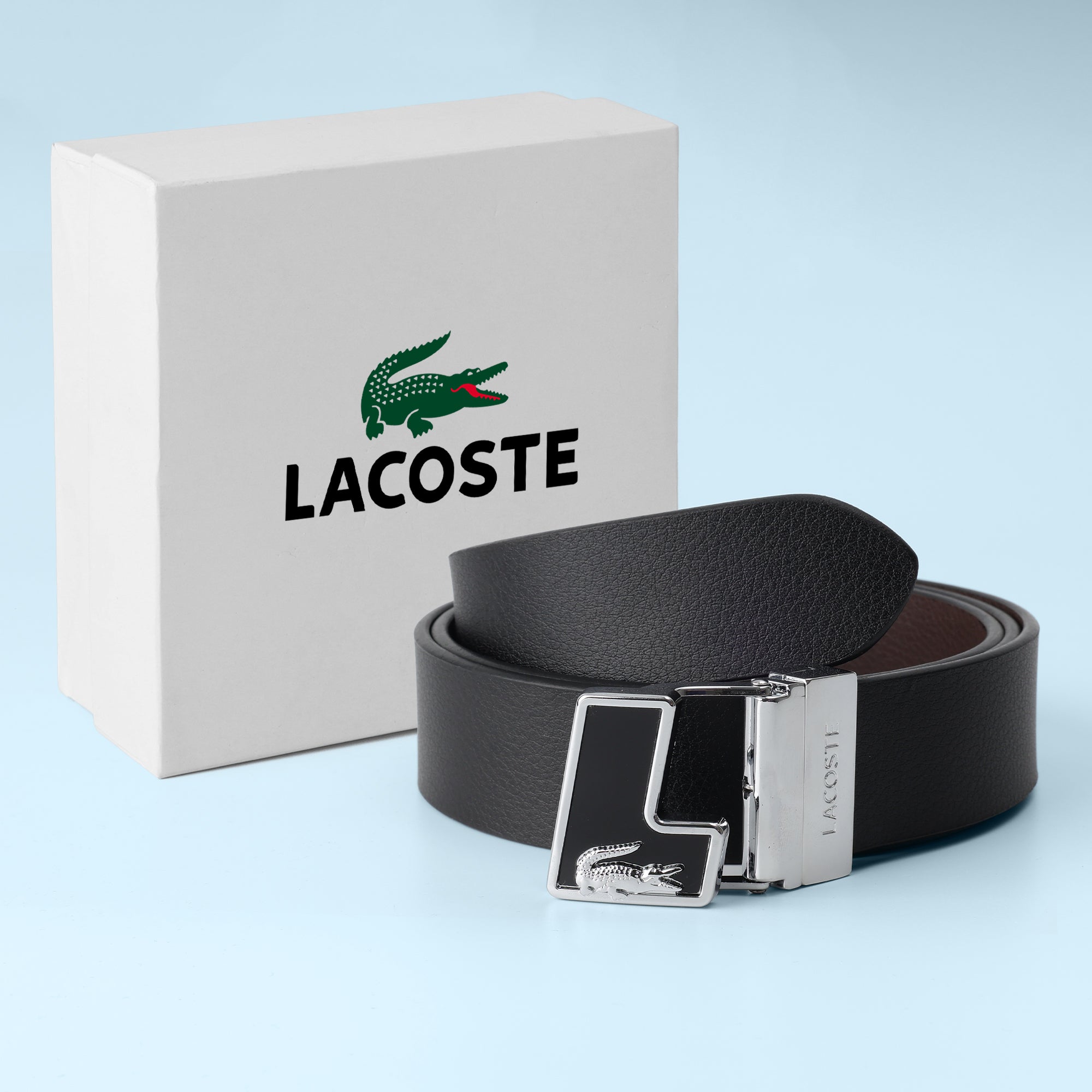 Monaco Silver Frame Automatic Belt