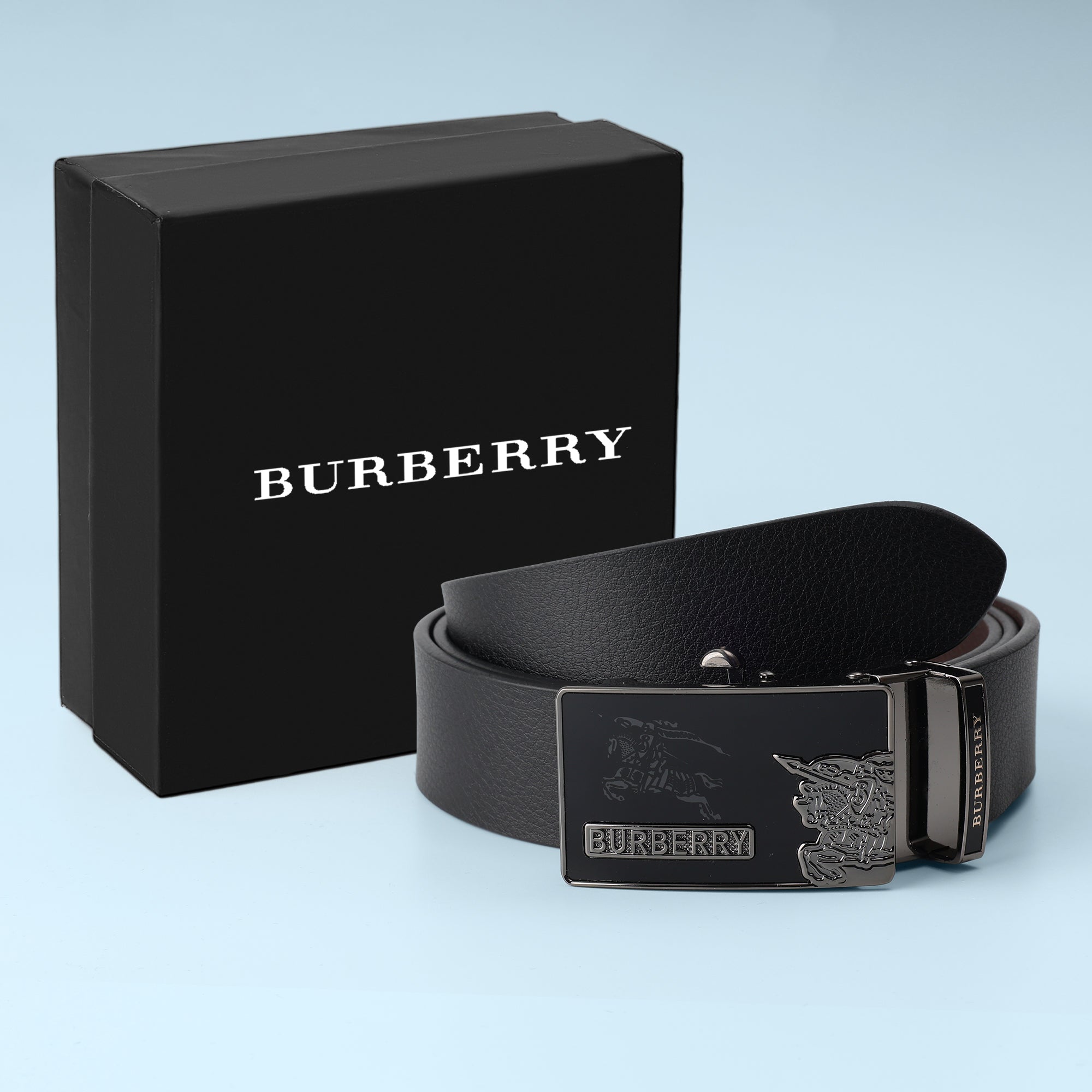 Noir Crest Automatic Belt