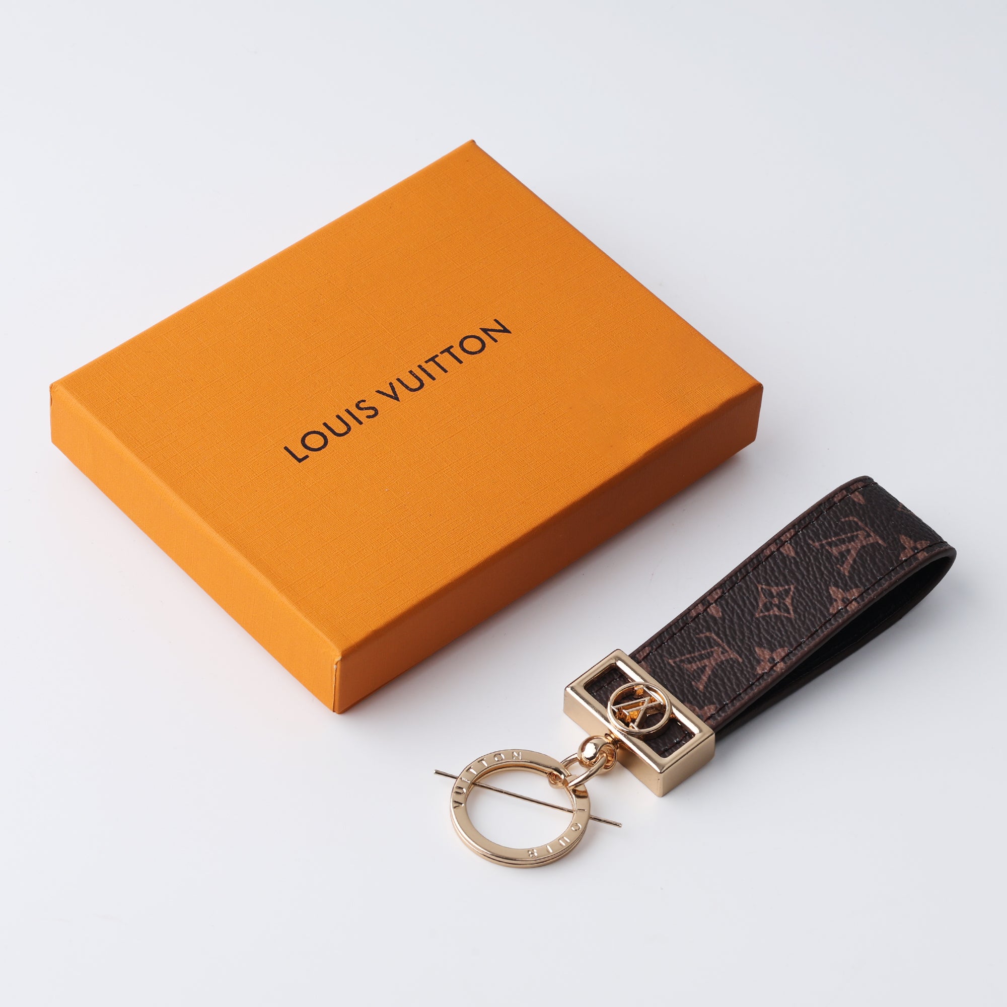 Espresso Signature Loop Keychain