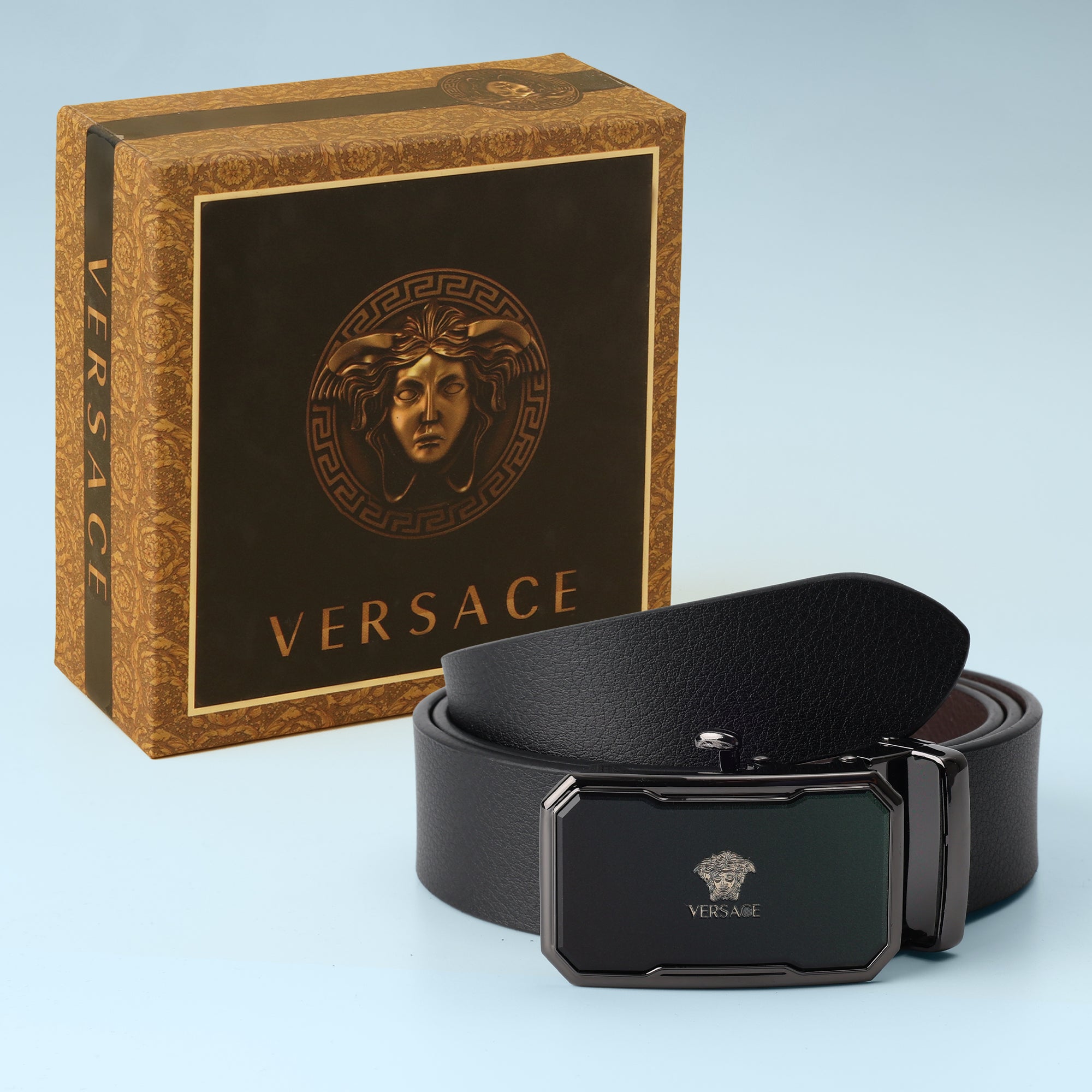 Midnight Medallion Automatic Buckle Belt