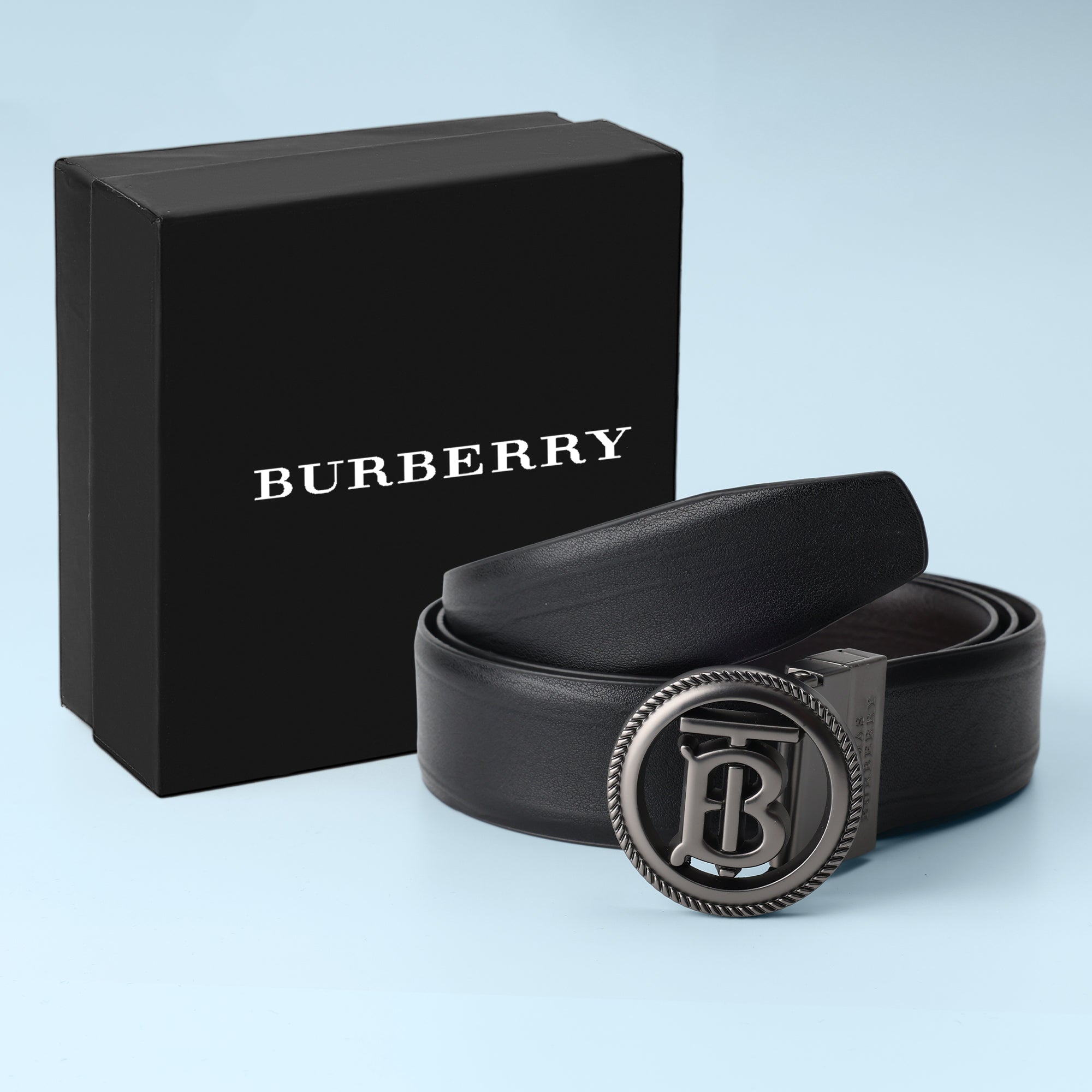 Gunmetal Crest Automatic Belt