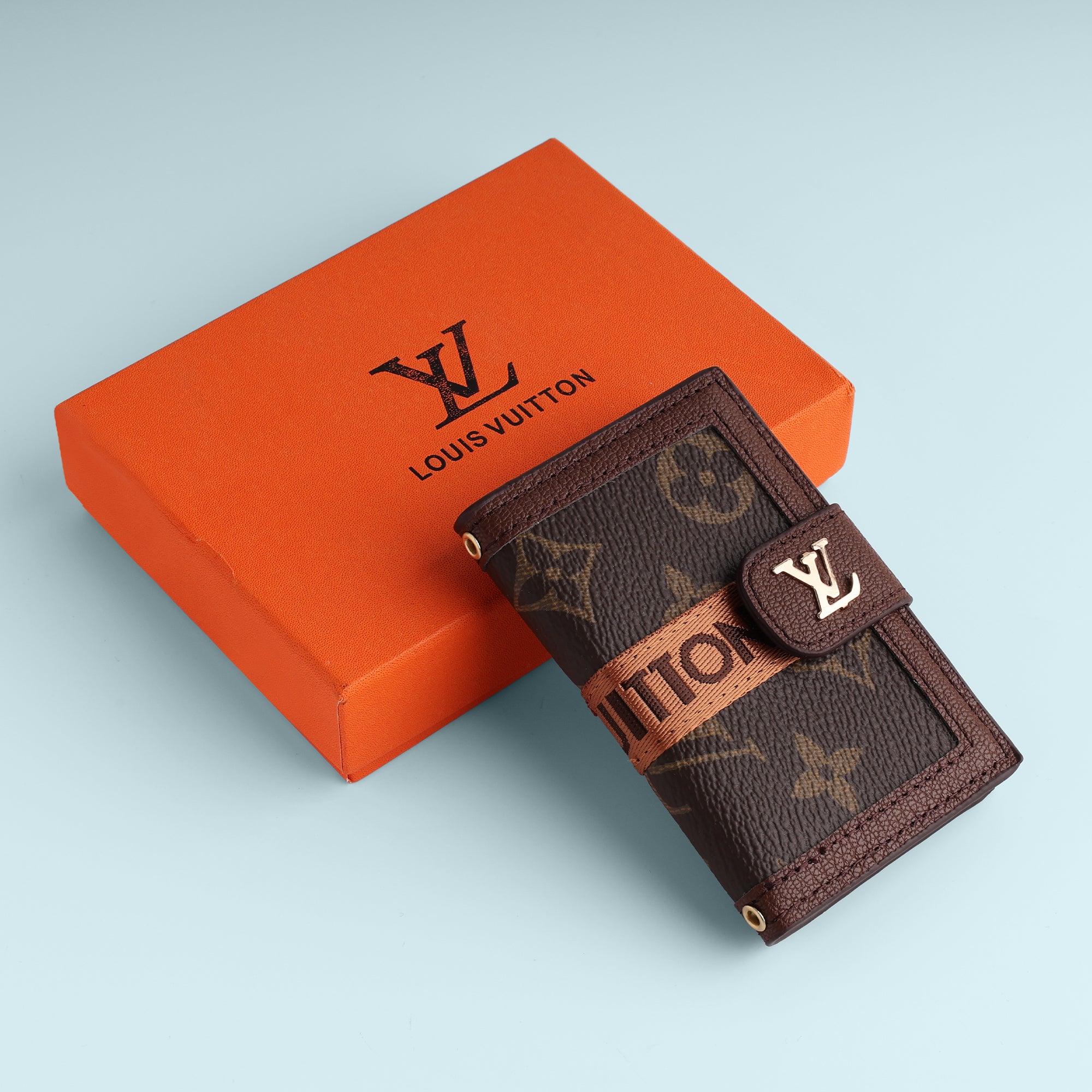 Mocha Heritage Utility Card Wallet