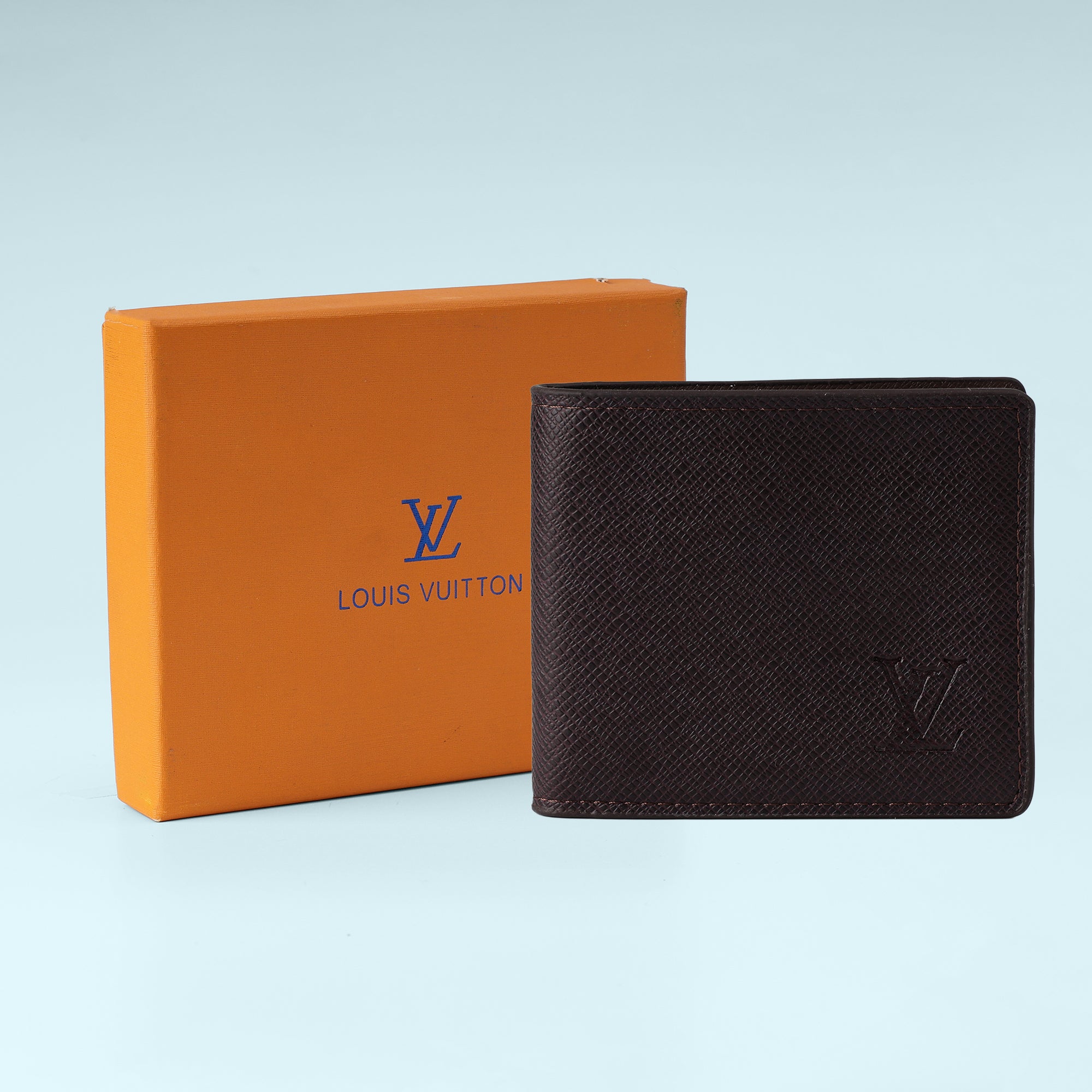 Espresso Crosshatch Bifold Wallet