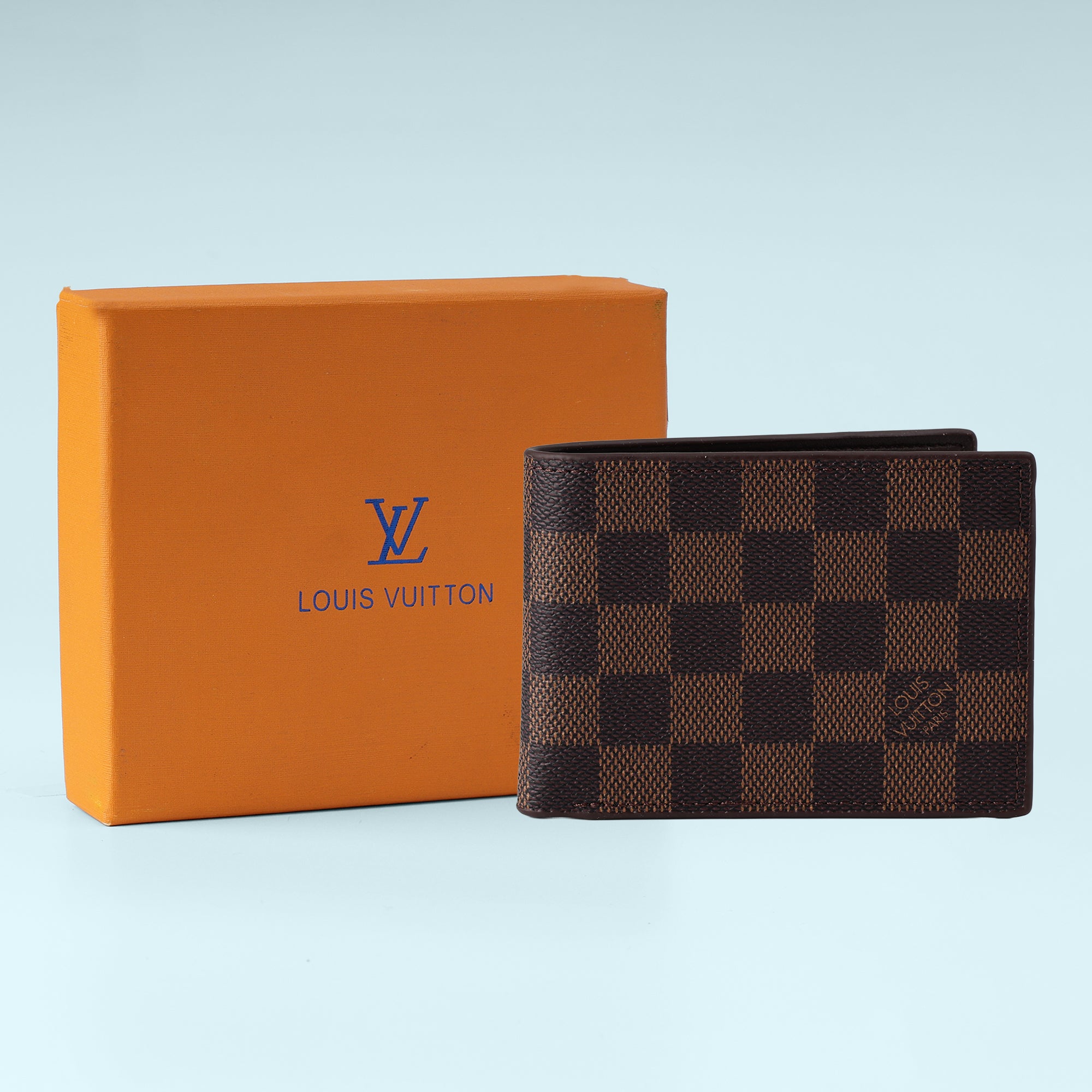 Cocoa Check Bifold Wallet