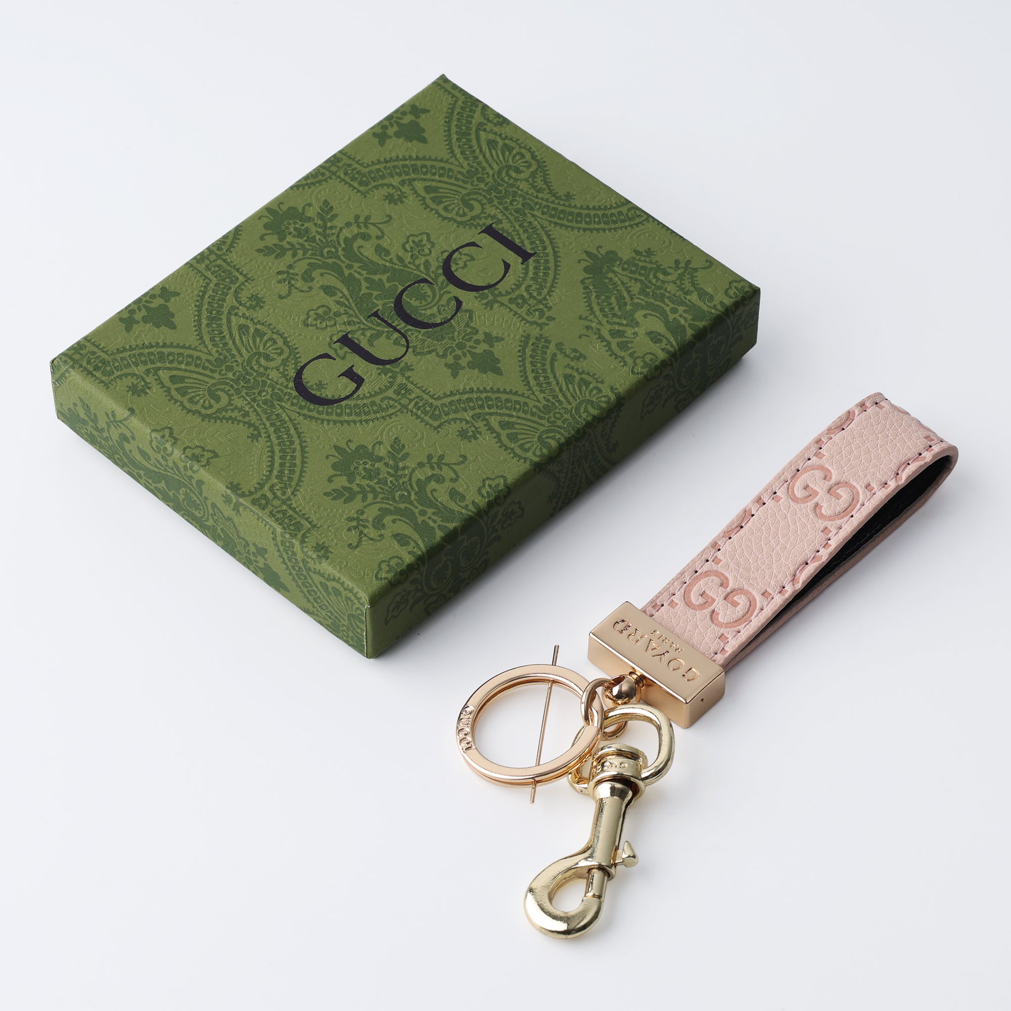 Blush Rose Utility Loop Keychain