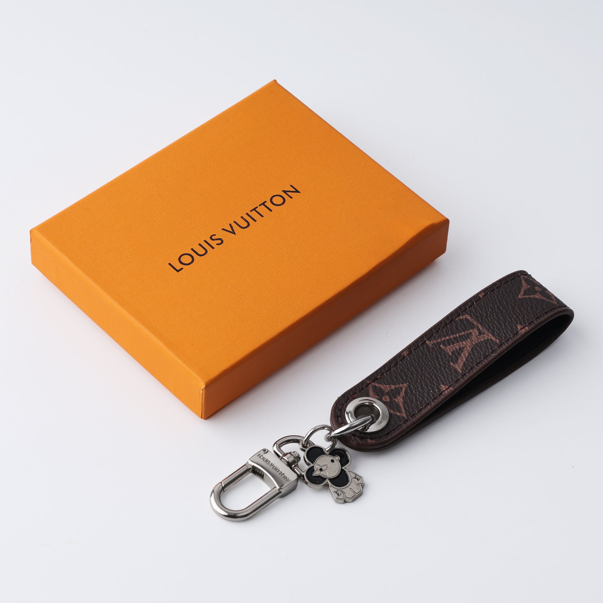 Espresso Charm Loop Keychain