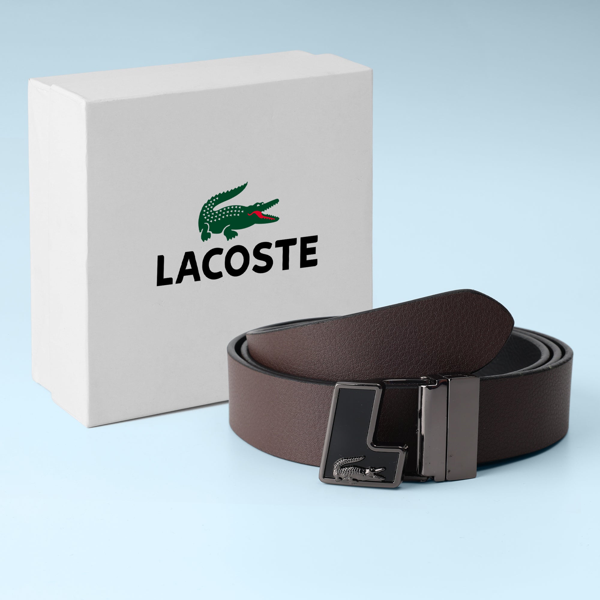 Espresso Stealth Buckle Belt