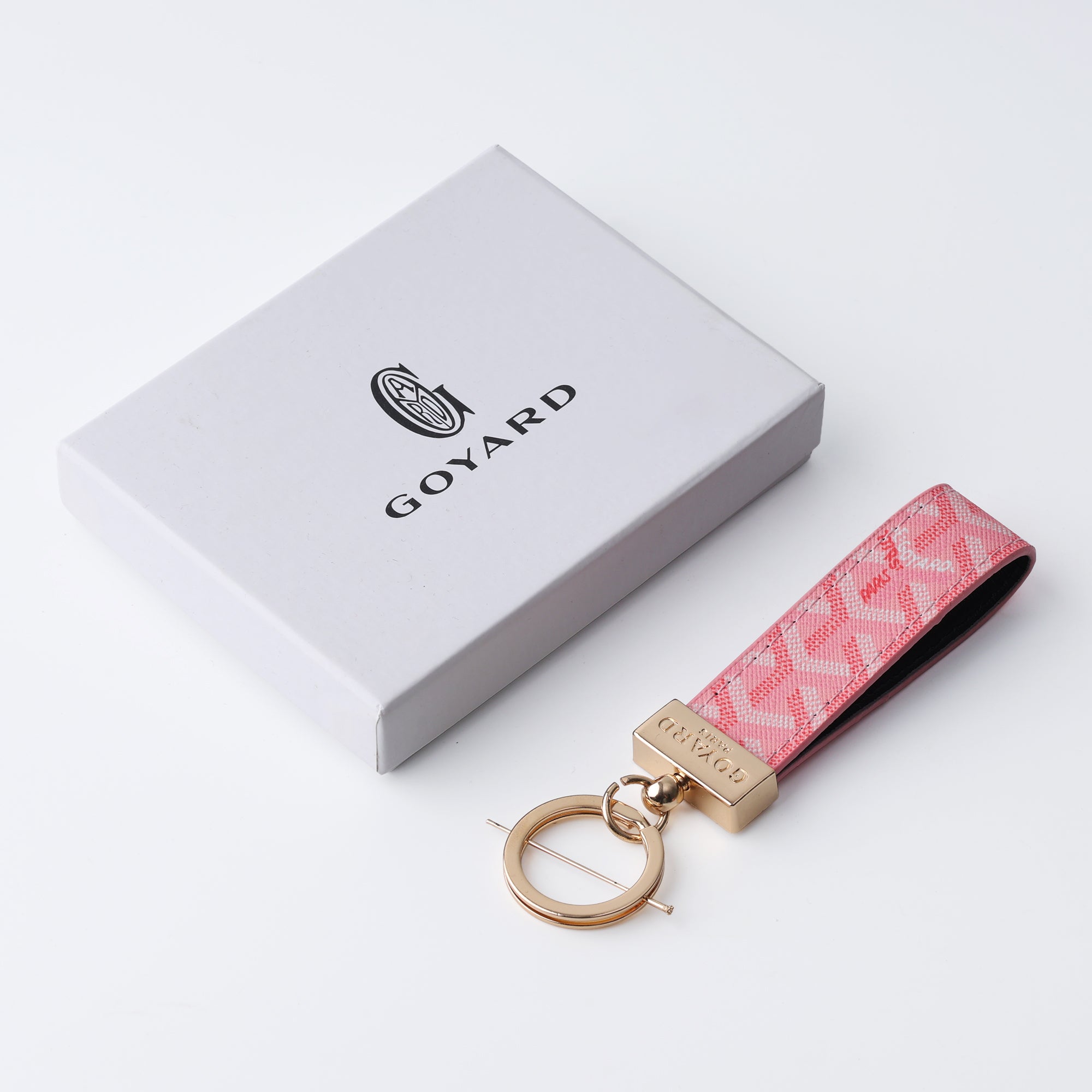 Blush Minimal Loop Keychain