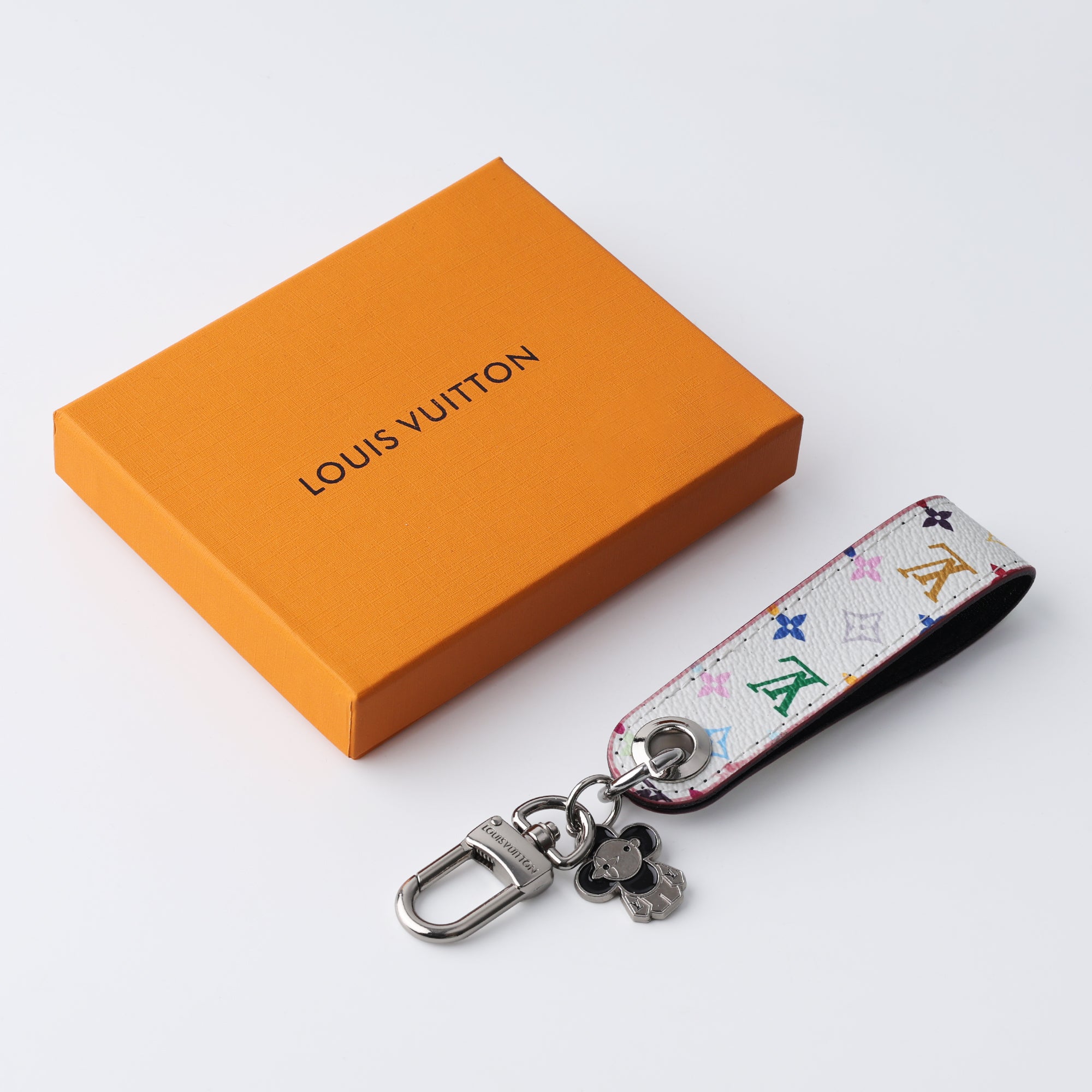 Ivory Pop Charm Loop Keychain