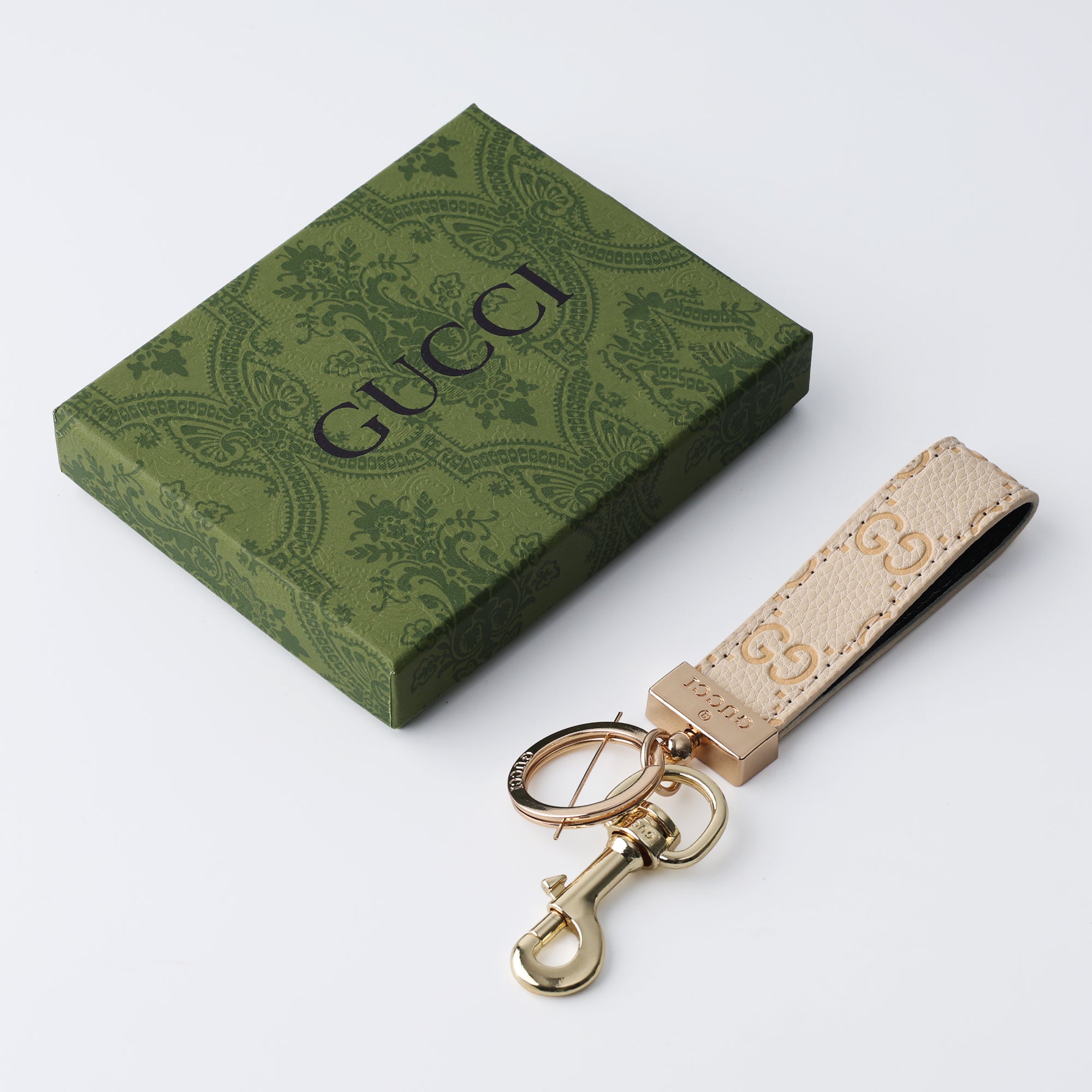 Ivory Luxe Utility Loop Keychain