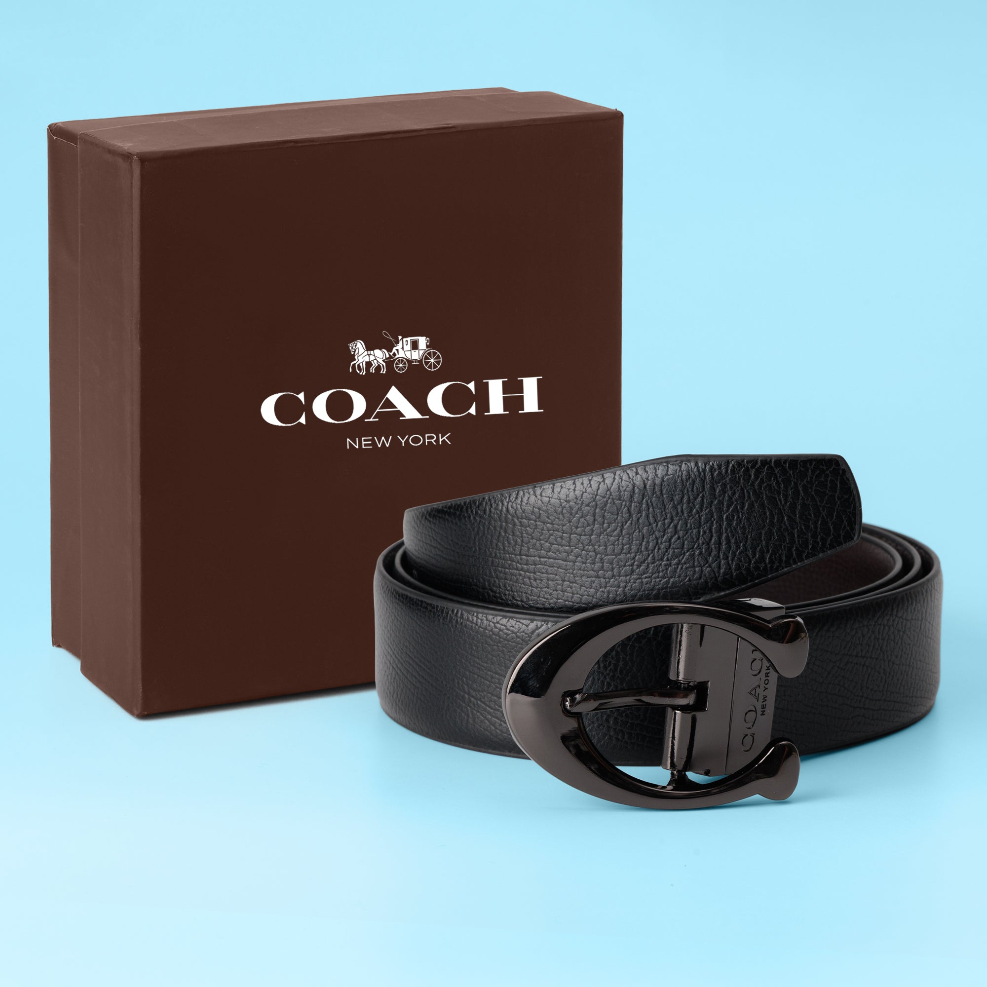 Midnight Statement Buckle Belt