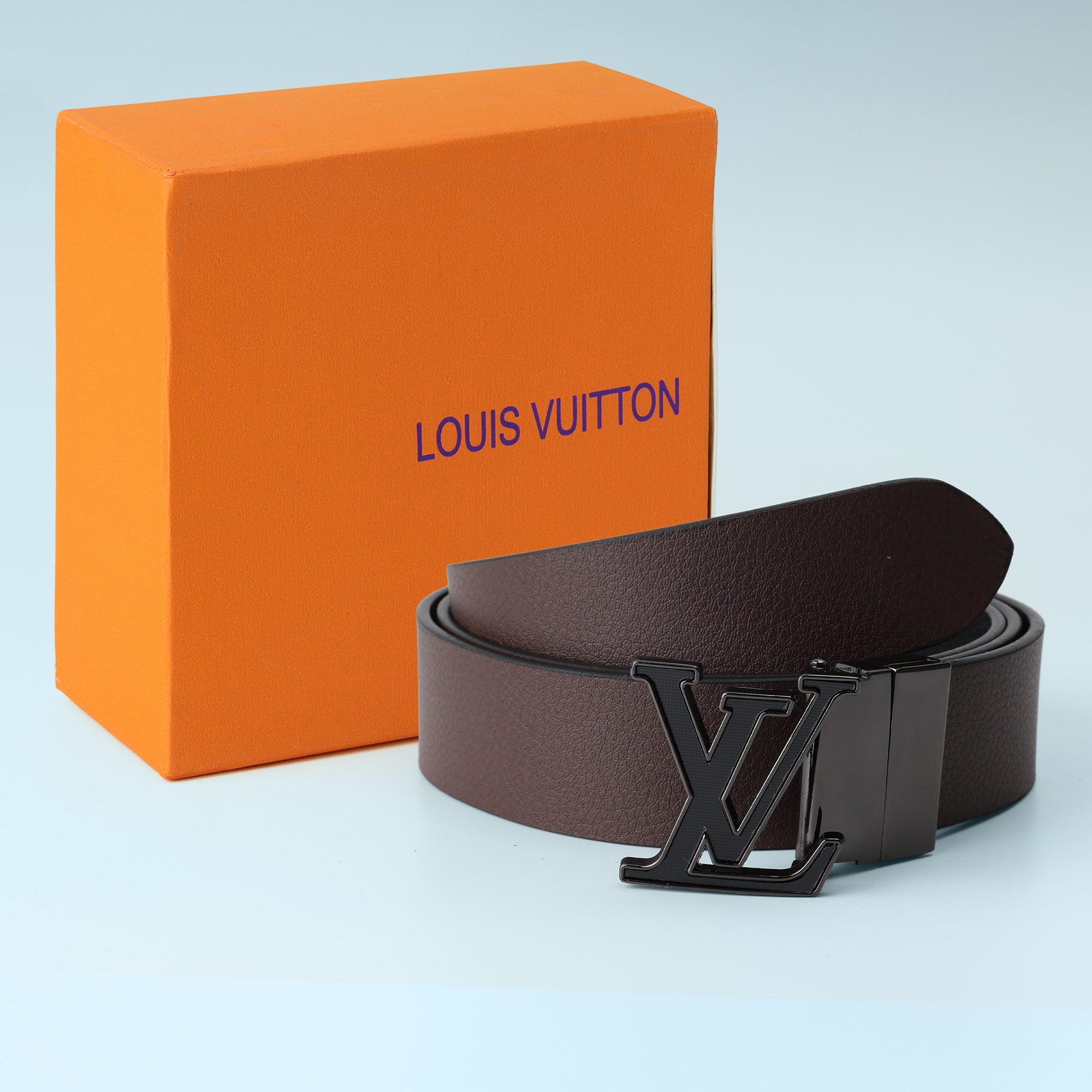 Espresso Signature Buckle Belt