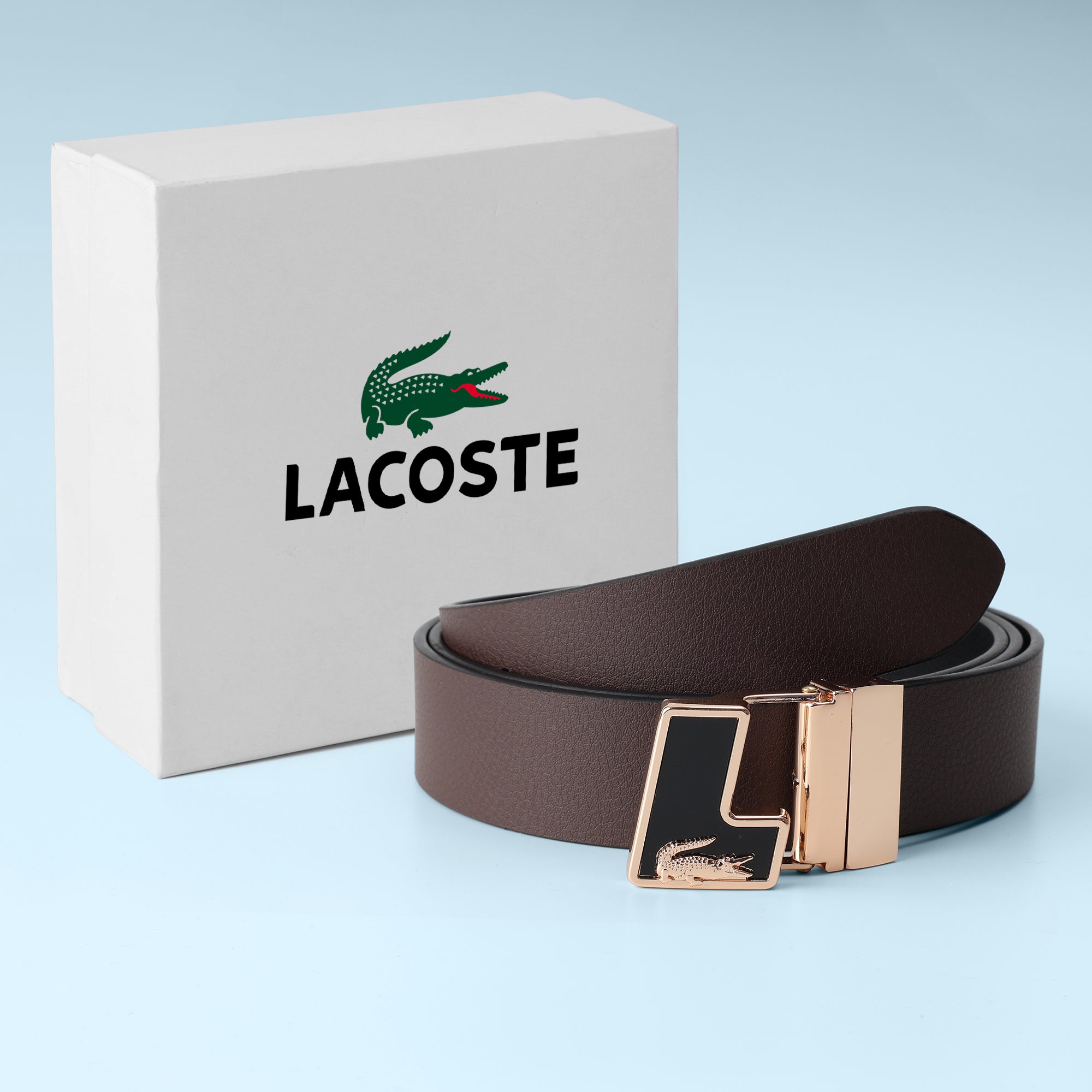 Espresso Rose  Buckle Belt