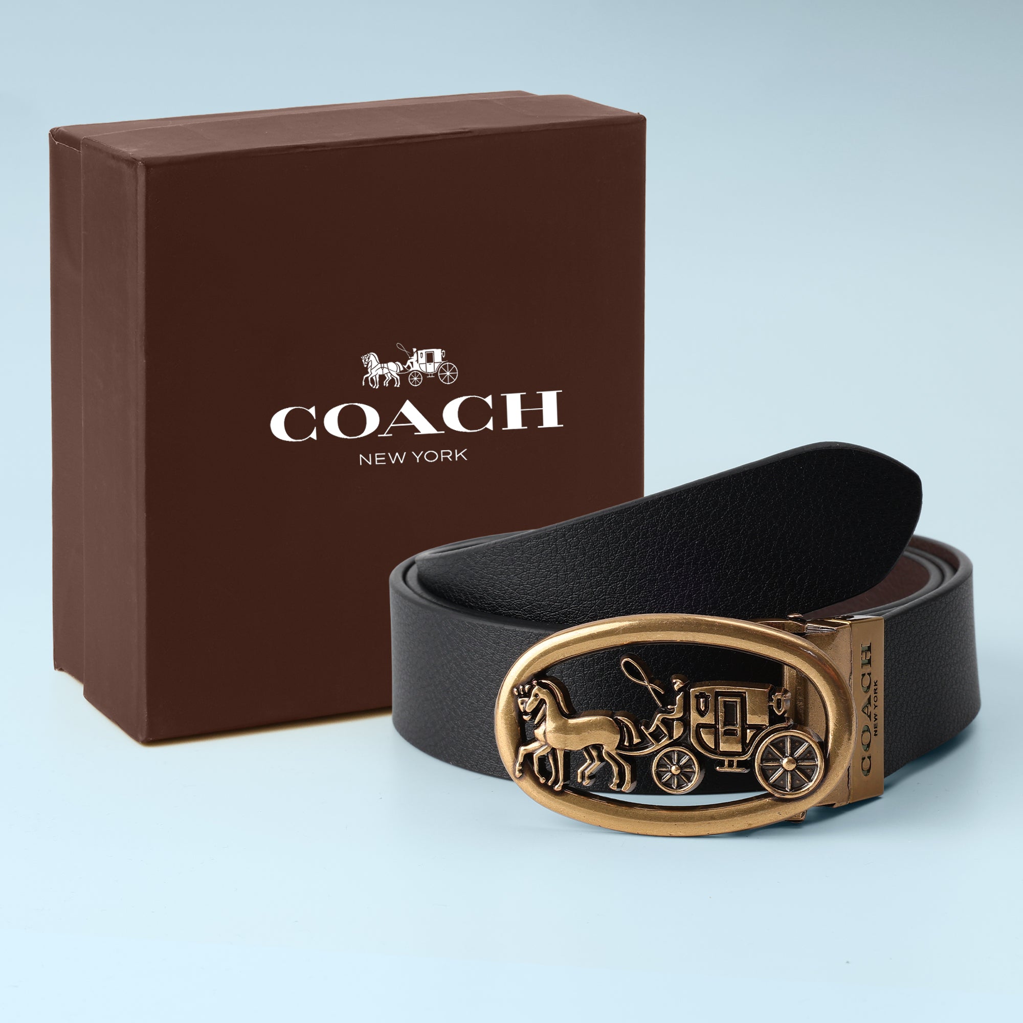 Heritage Gold Carriage Statement Belt