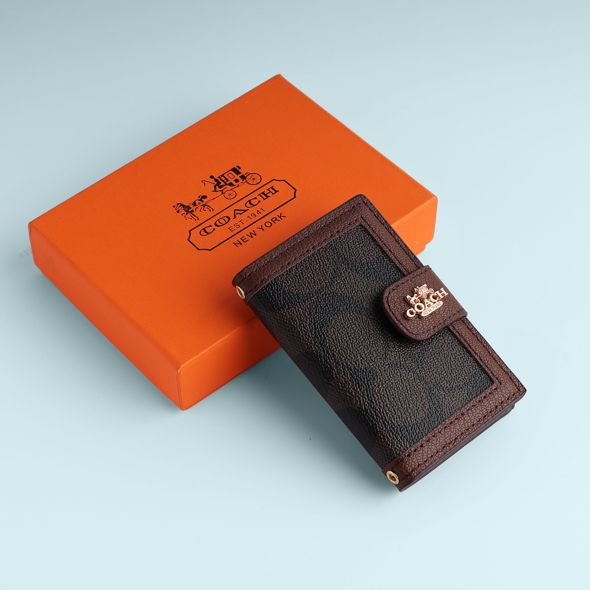Espresso Shadow Vertical Wallet