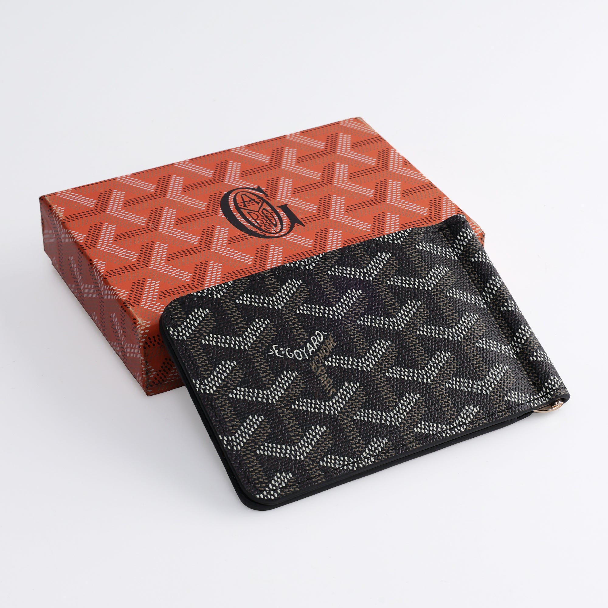 Noir Heritage Pattern Wallet