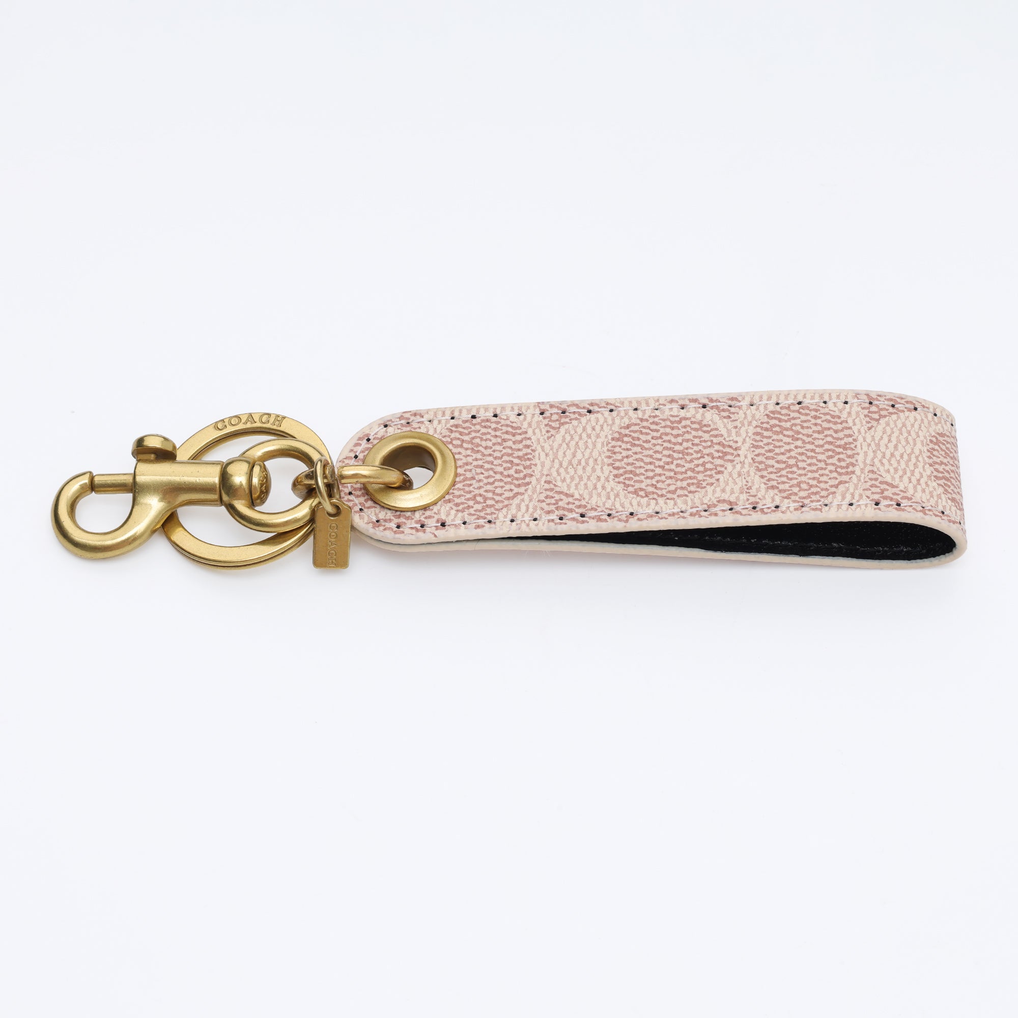 Blush Signature Loop Keychain