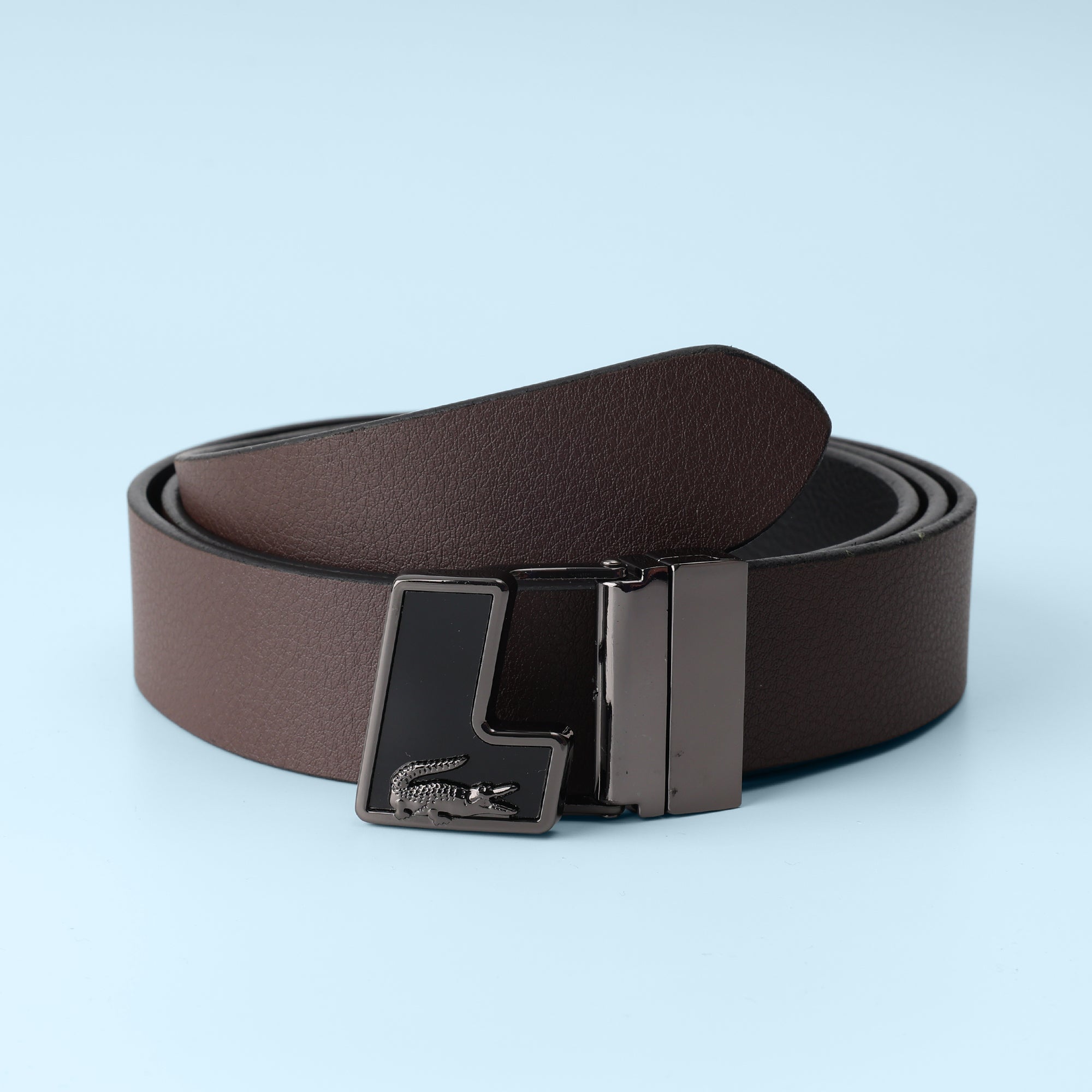Espresso Stealth Buckle Belt