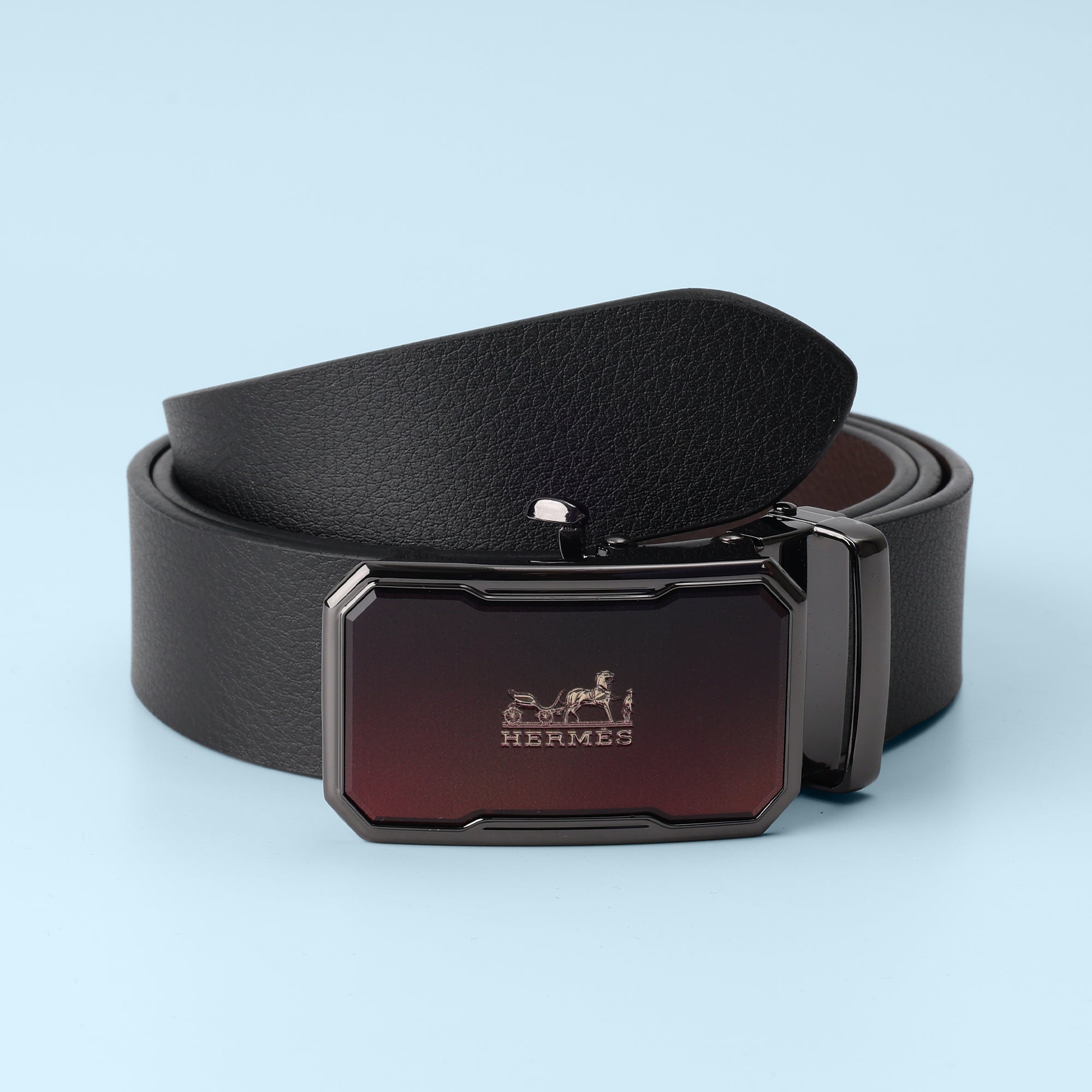 Regent Gunmetal Automatic Belt