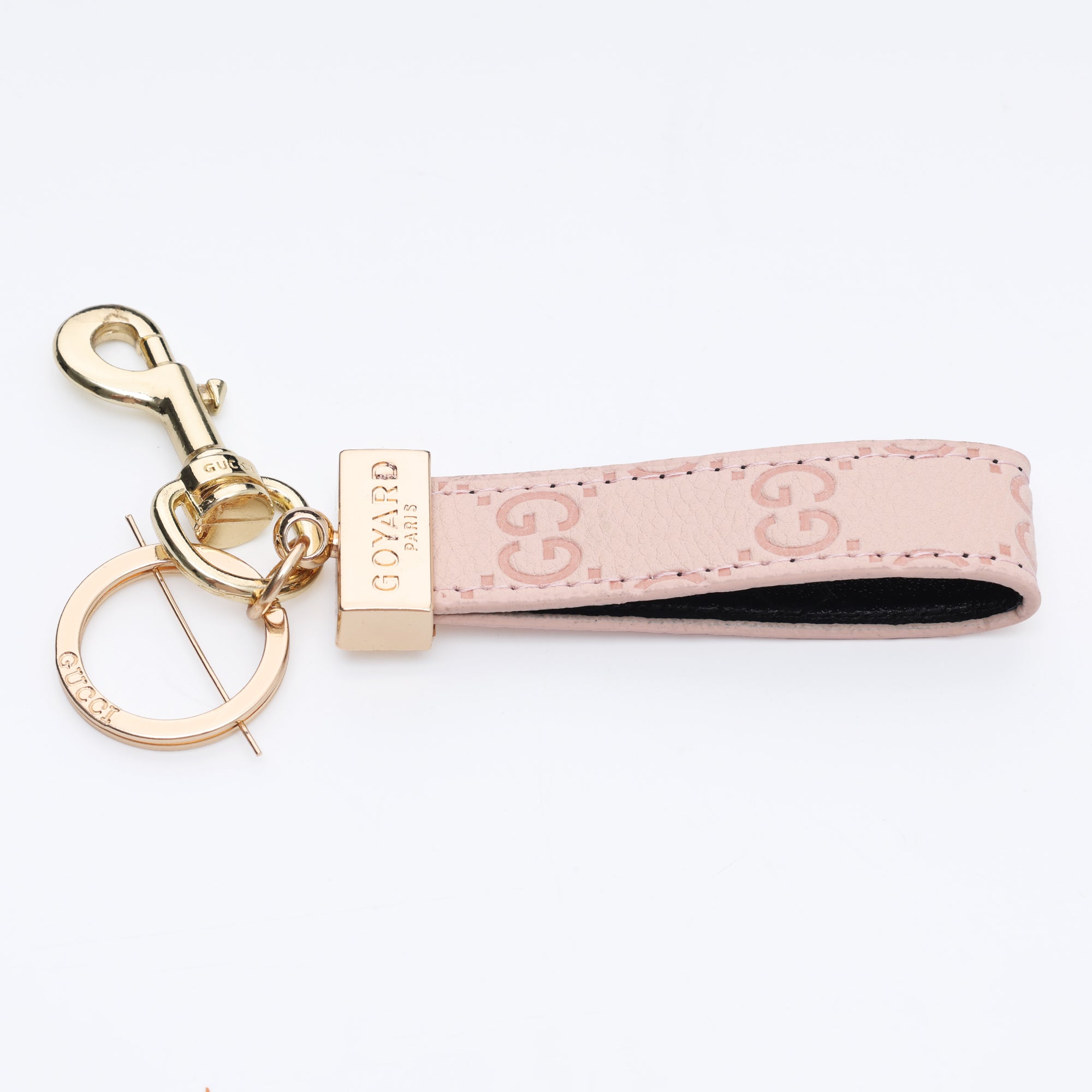 Blush Rose Utility Loop Keychain