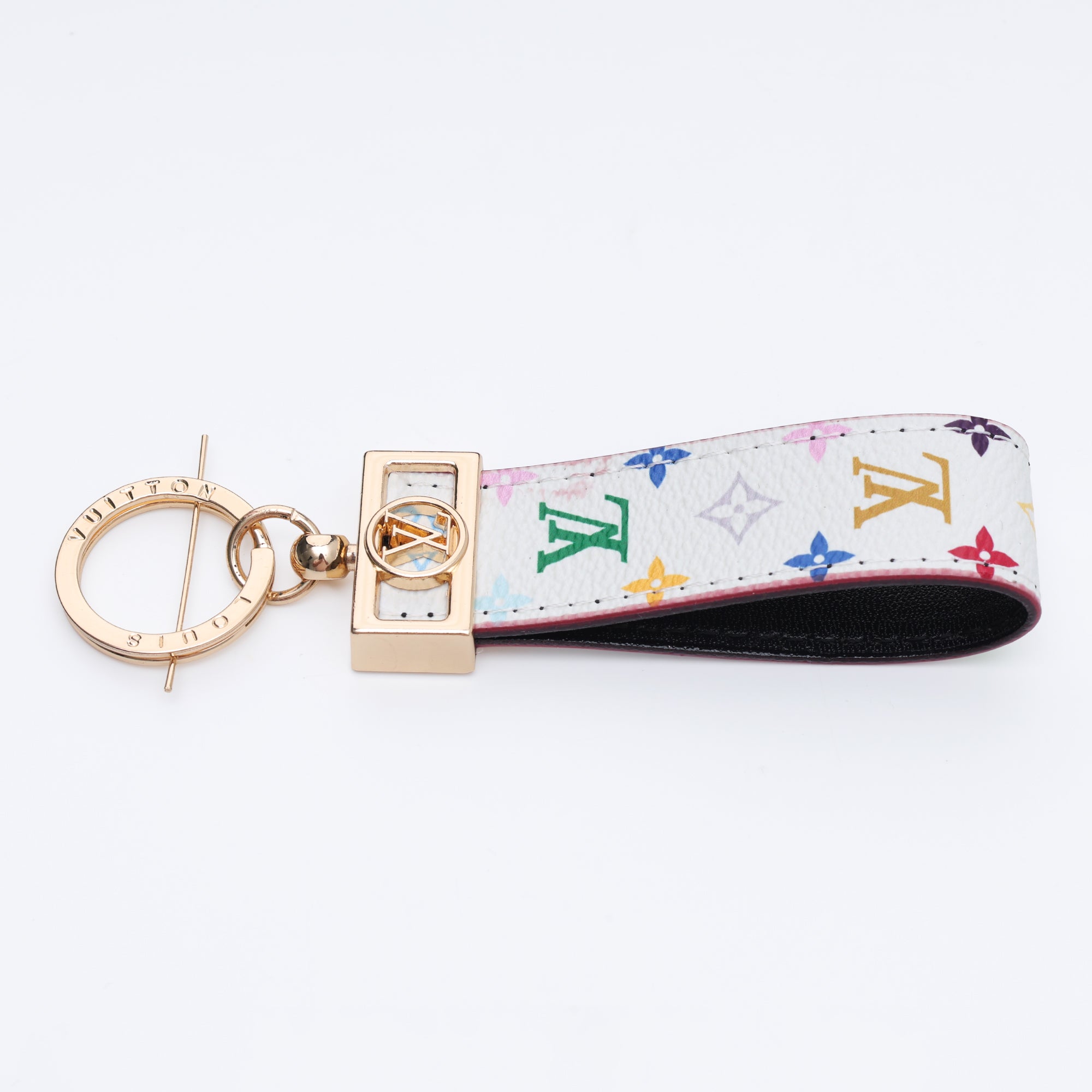 Spectrum White Loop Keychain