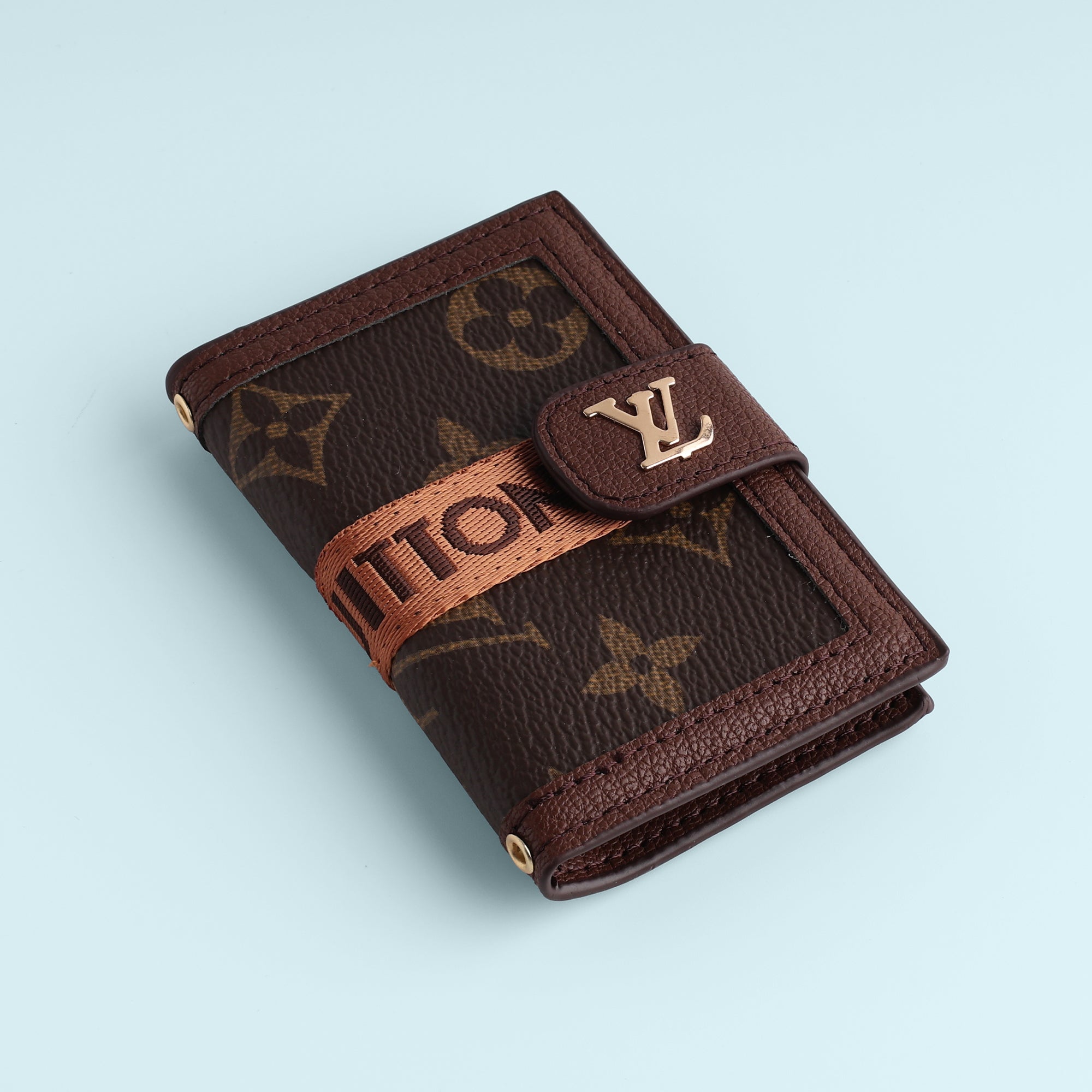Mocha Heritage Utility Card Wallet