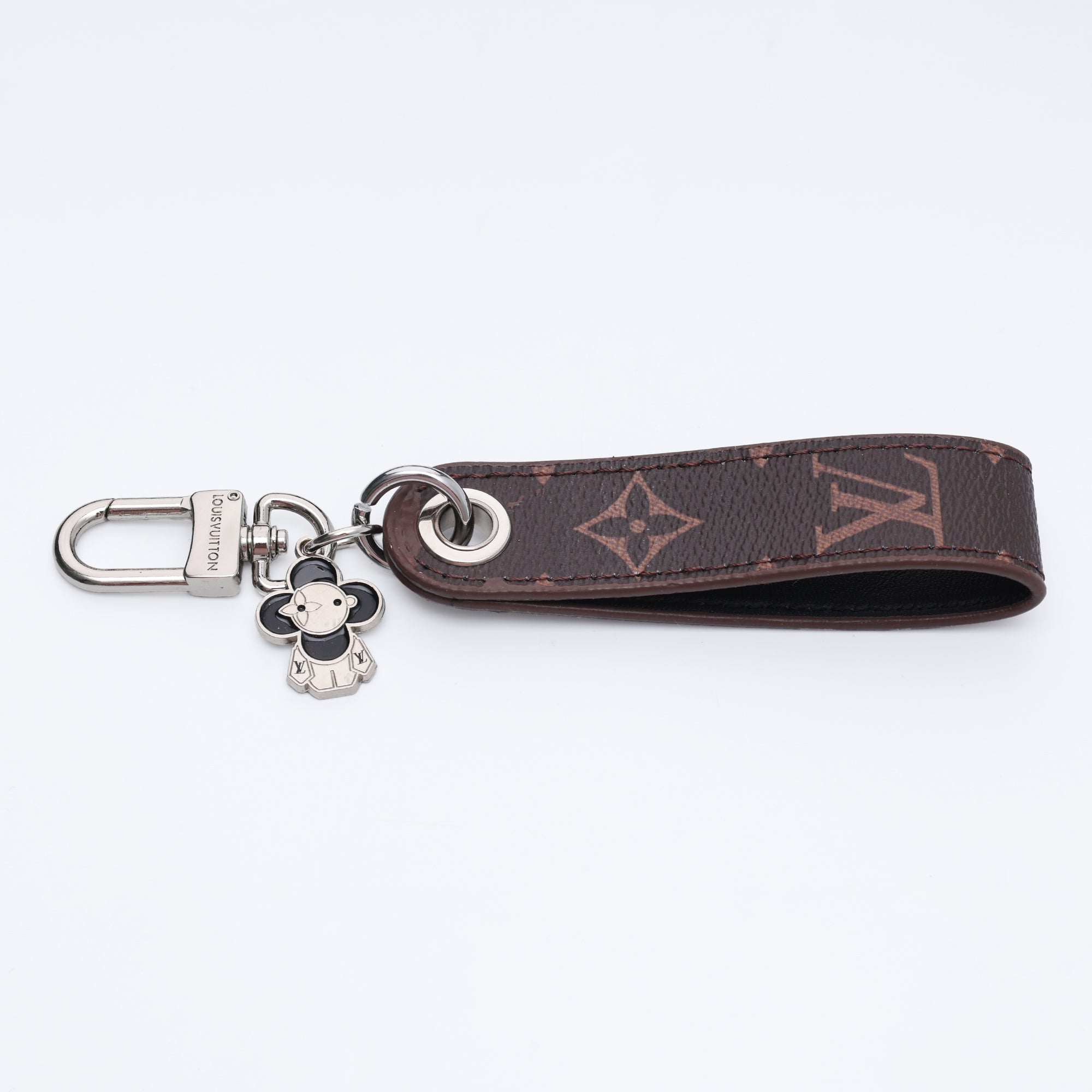 Espresso Charm Loop Keychain