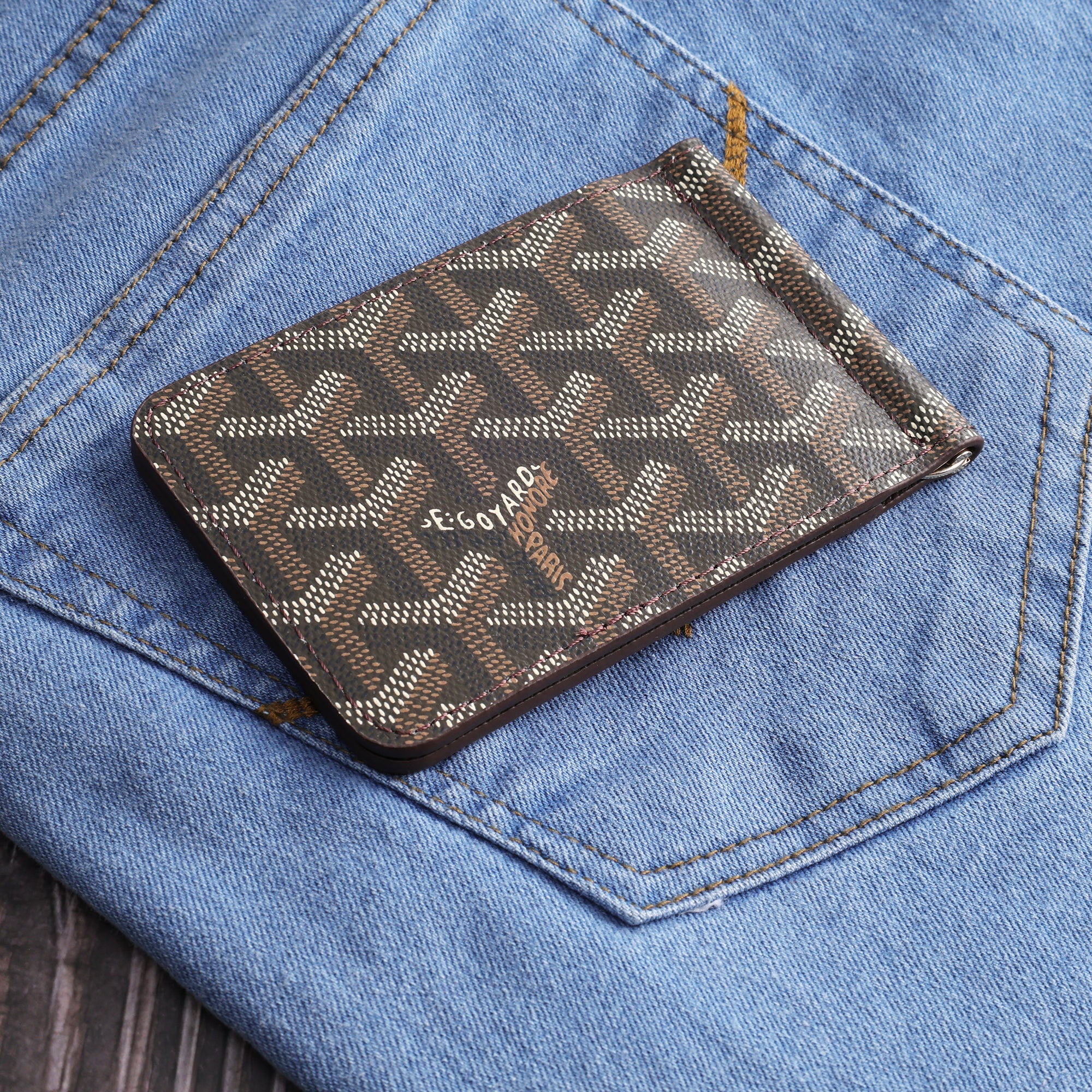 Espresso Heritage Pattern Wallet