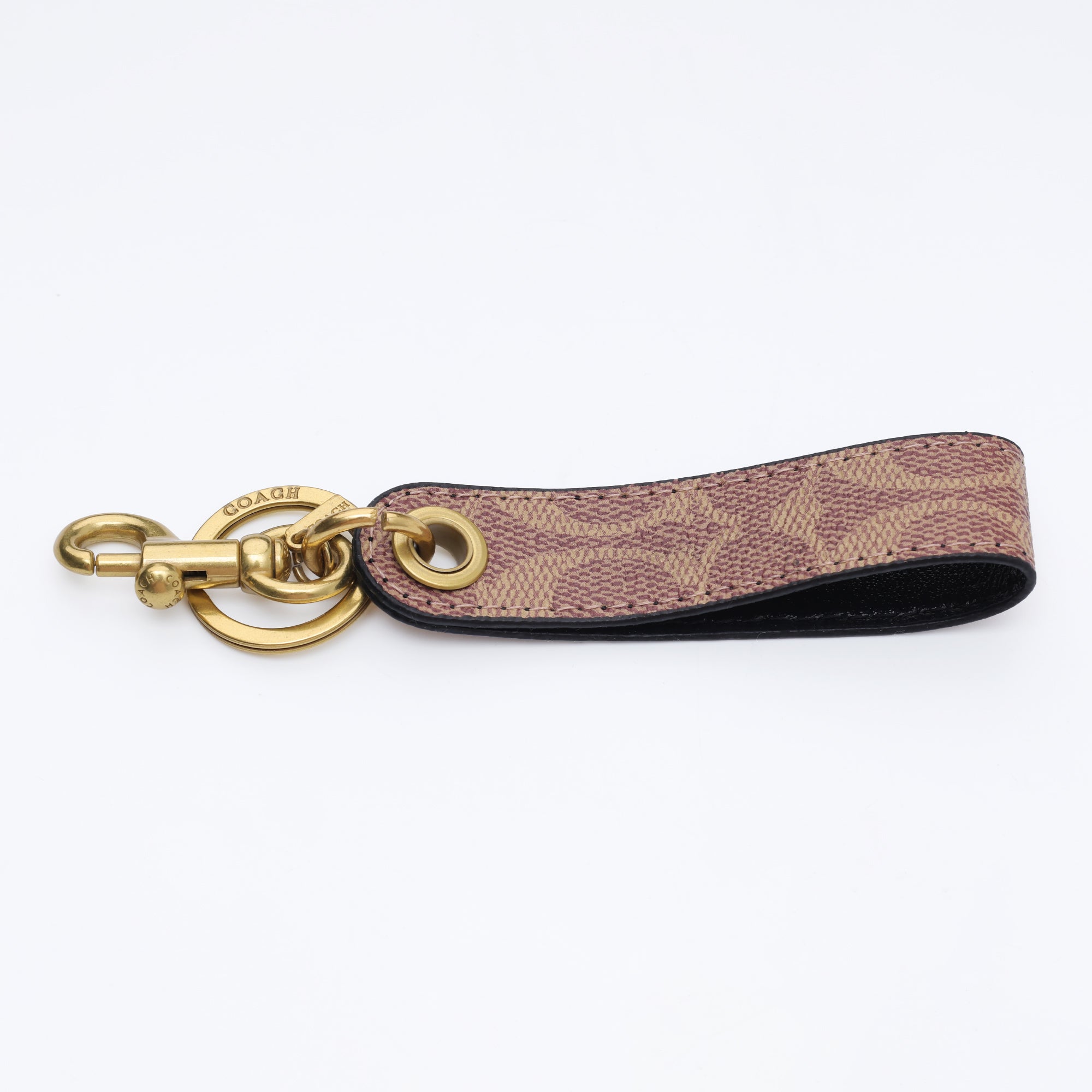 Heritage Tan Loop Keychain