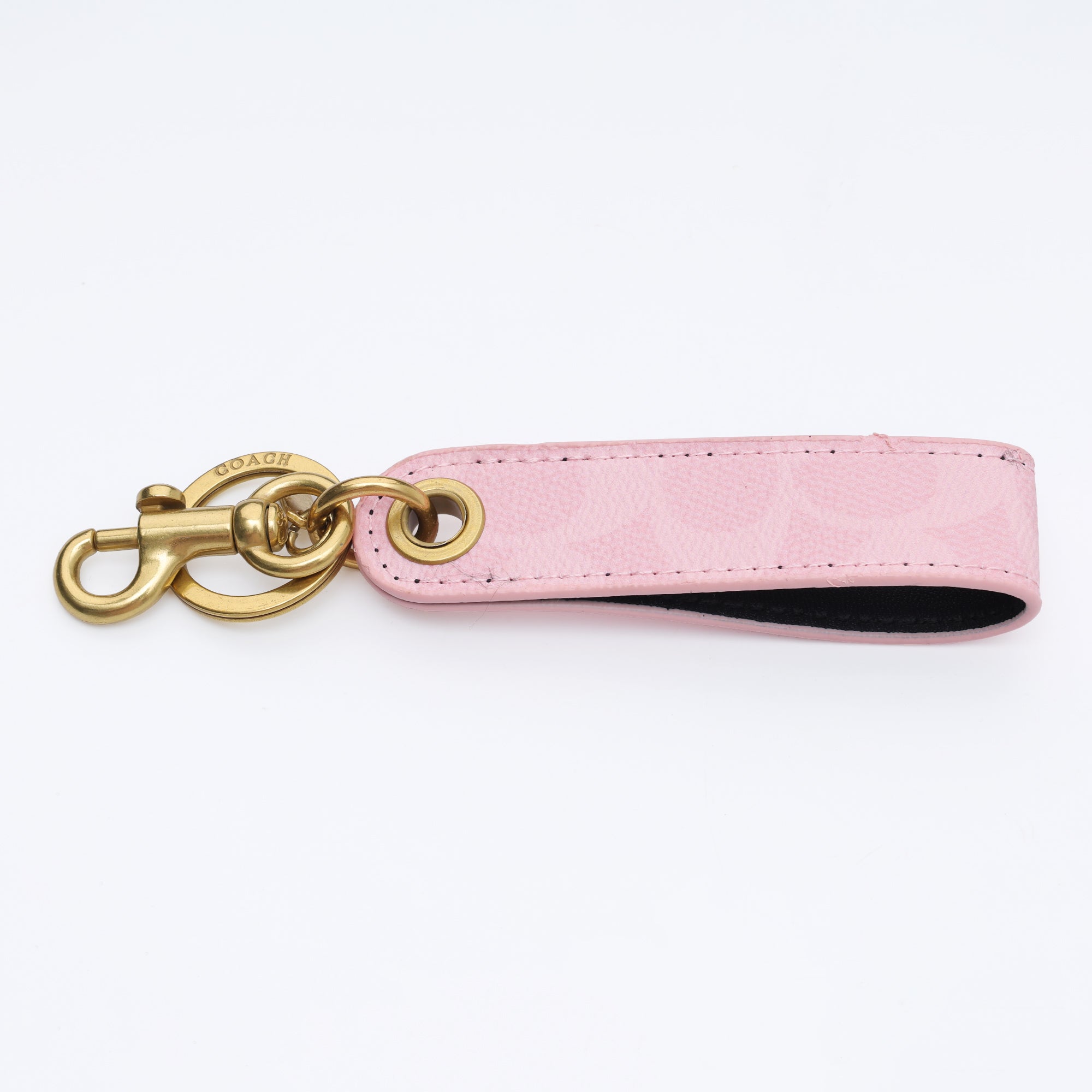 Blush Minimal Loop Keychain
