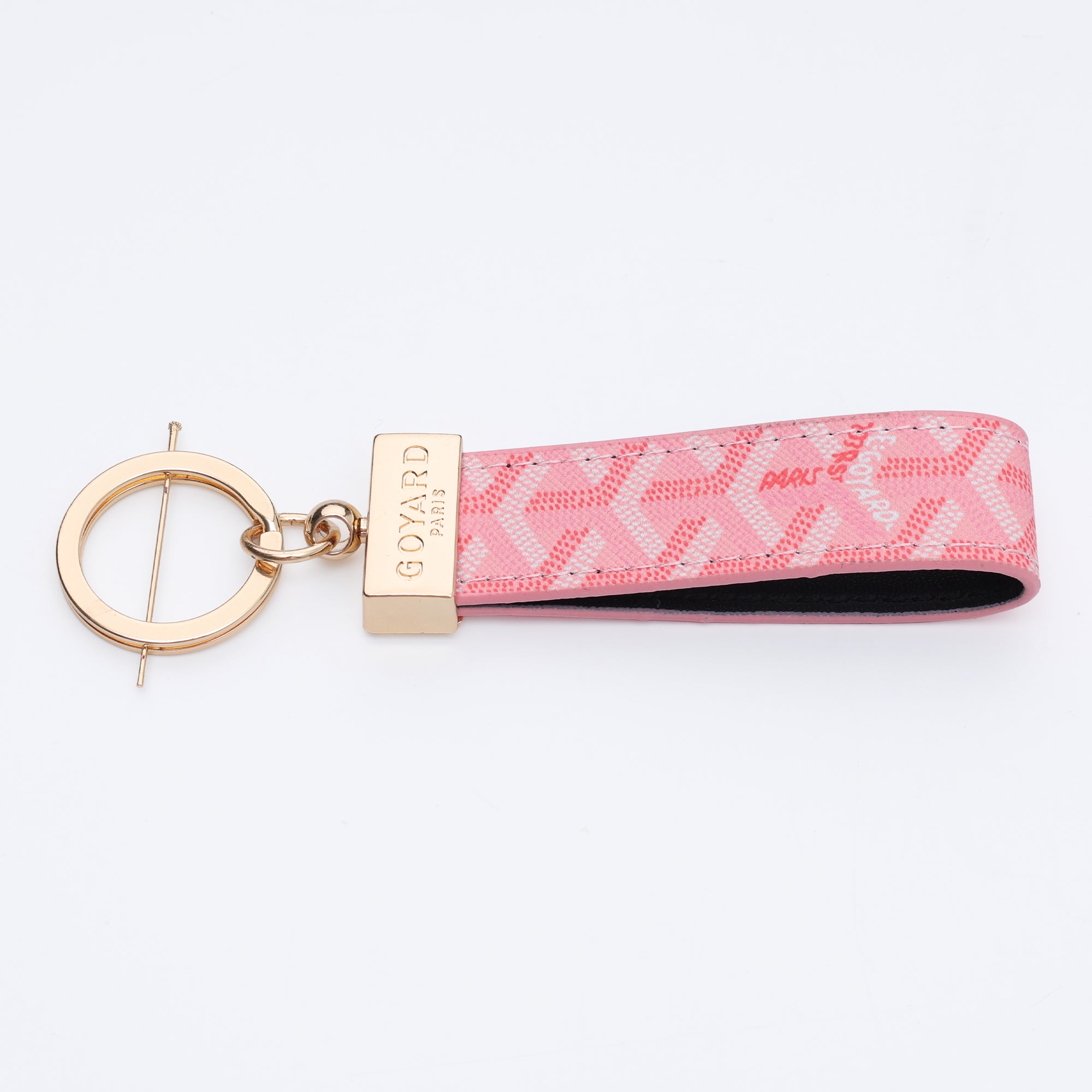 Blush Minimal Loop Keychain