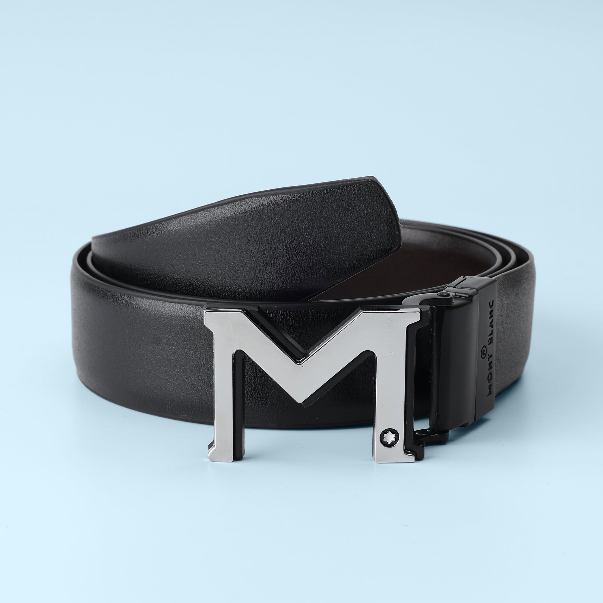 Monogram Edge Automatic Buckle Belt
