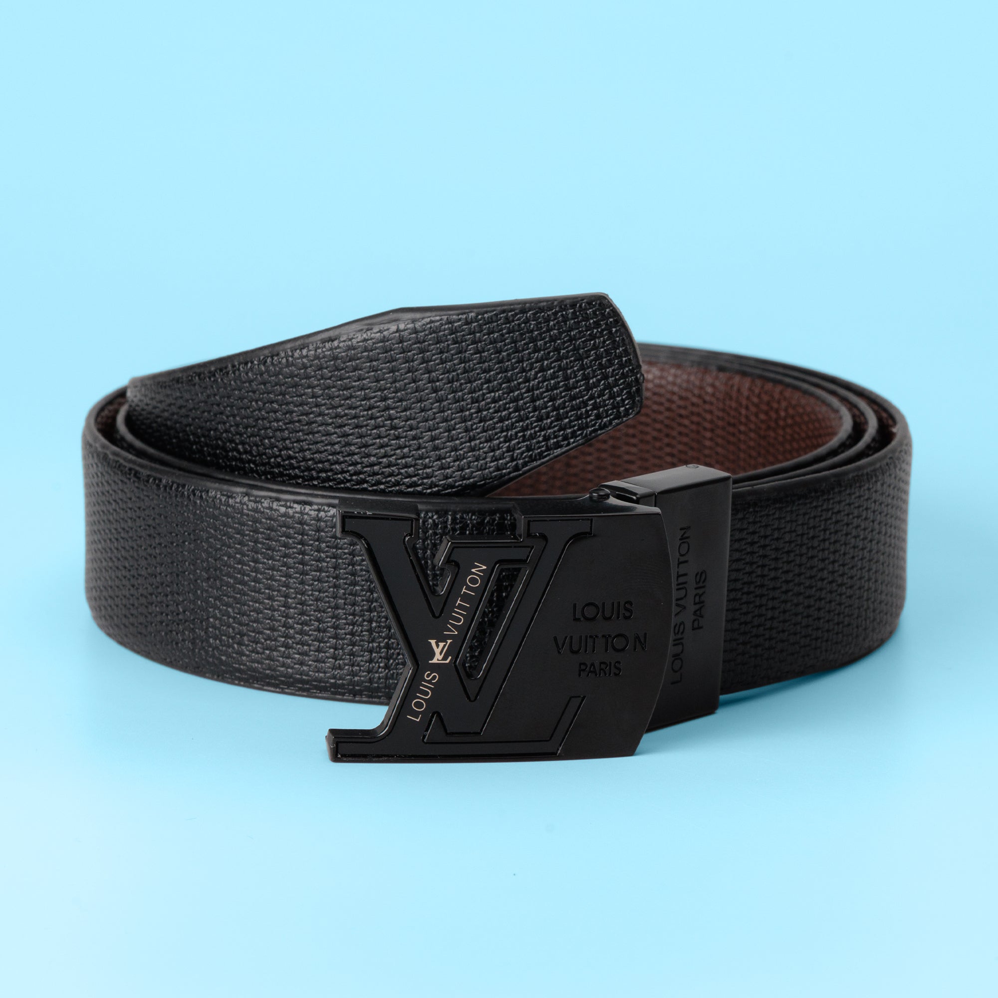 Monogram Black Statement Belt