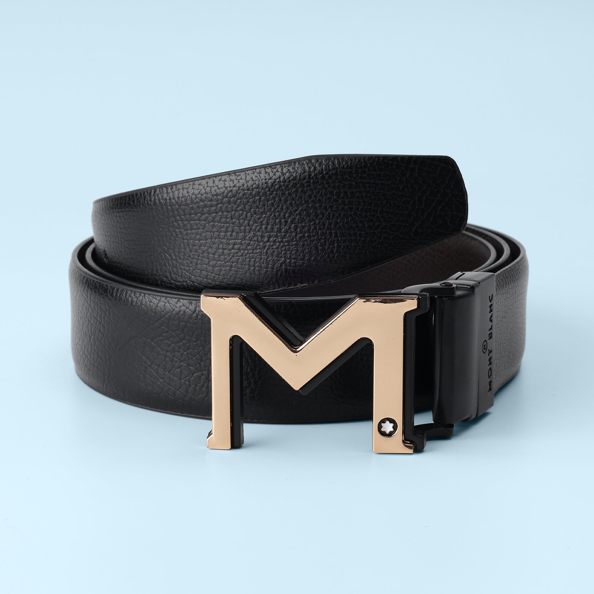 Monogram Edge  Buckle Belt