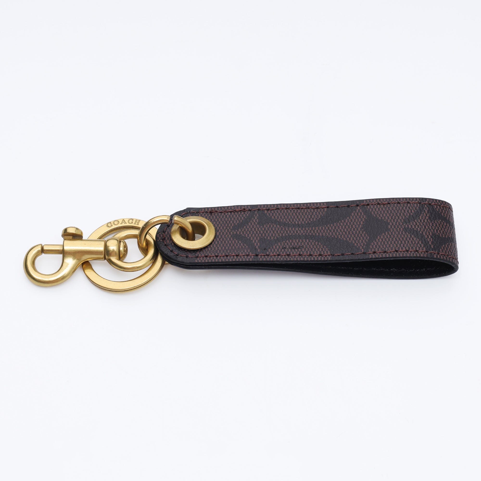 Espresso Heritage Loop Keychain
