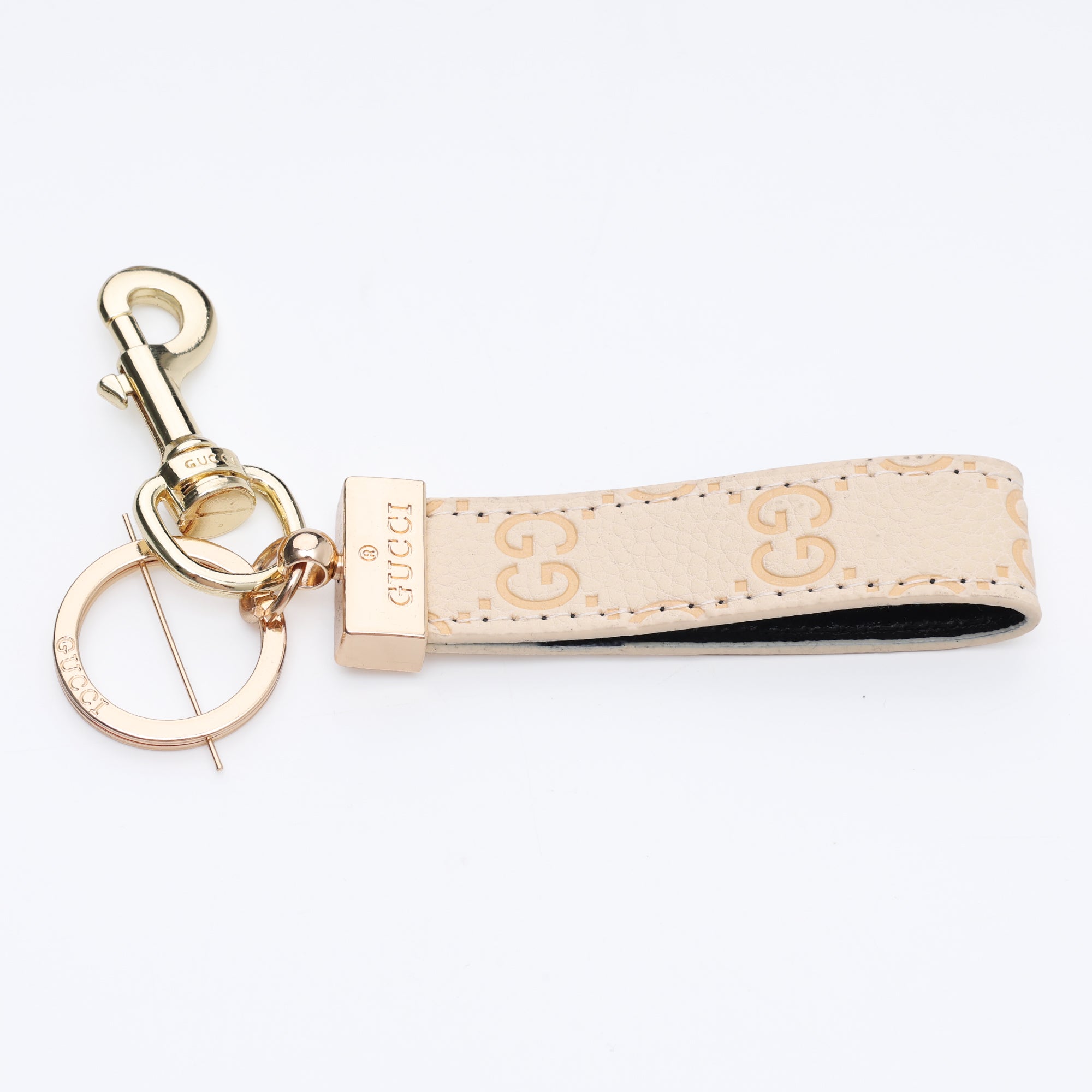 Ivory Luxe Utility Loop Keychain