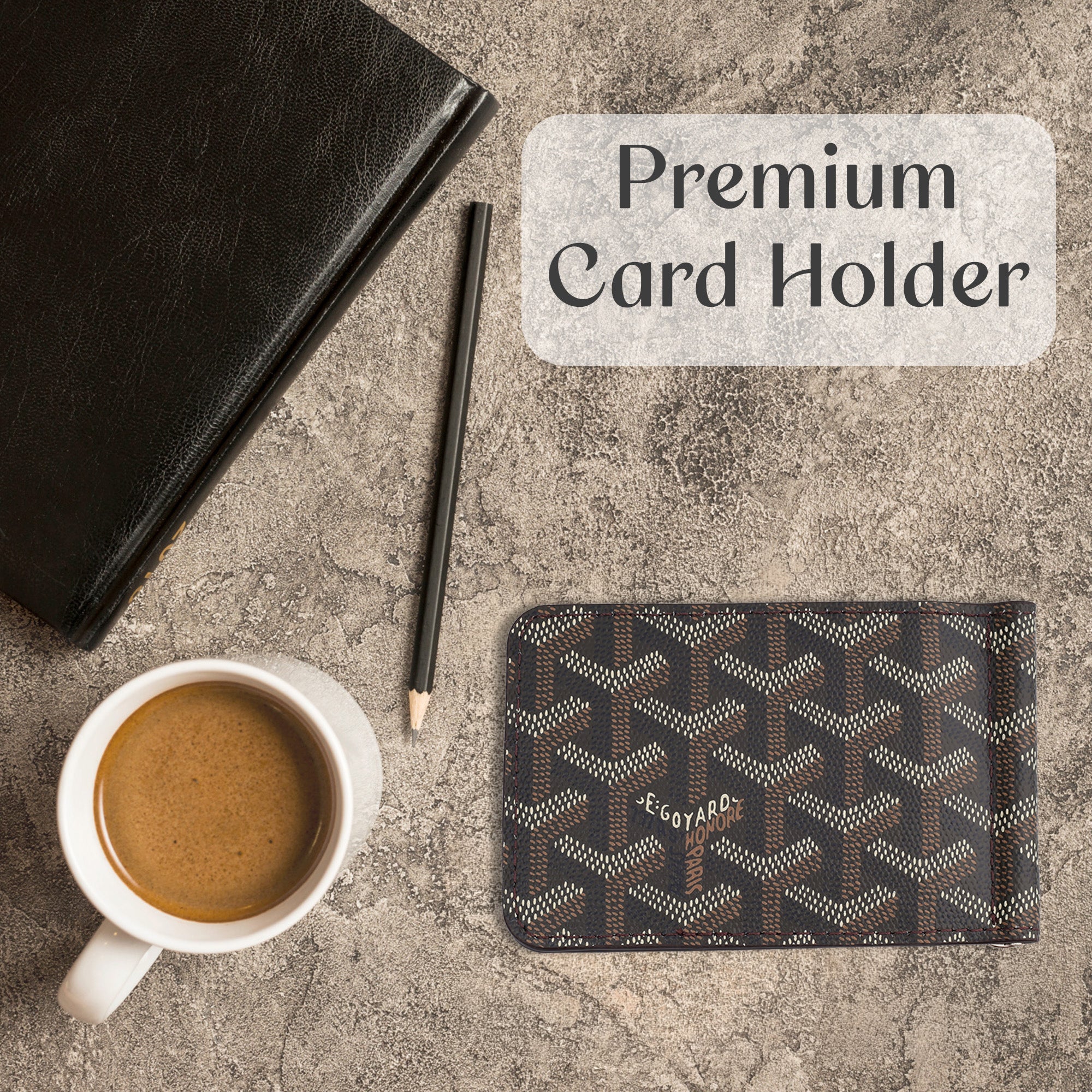 Espresso Heritage Pattern Wallet