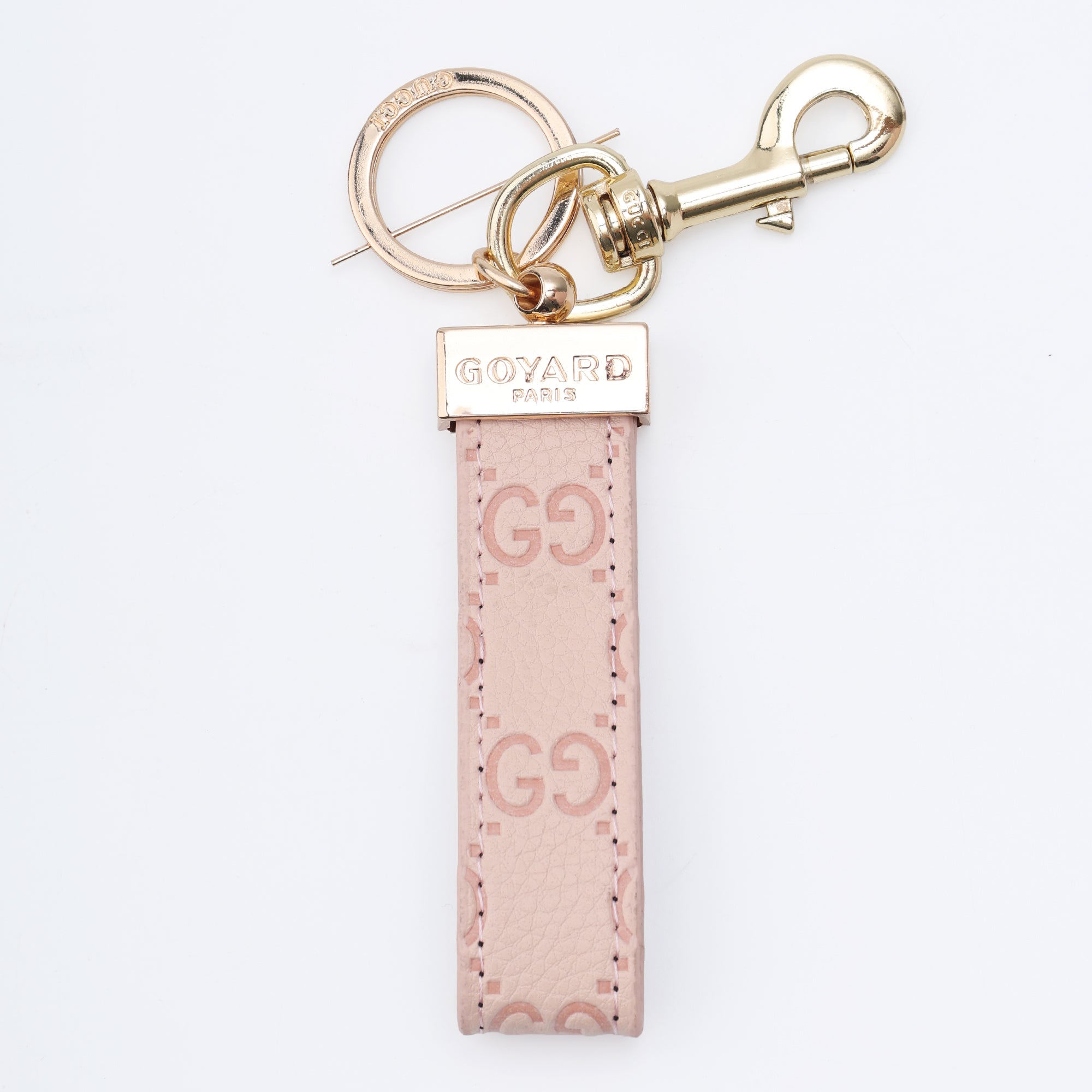 Blush Rose Utility Loop Keychain