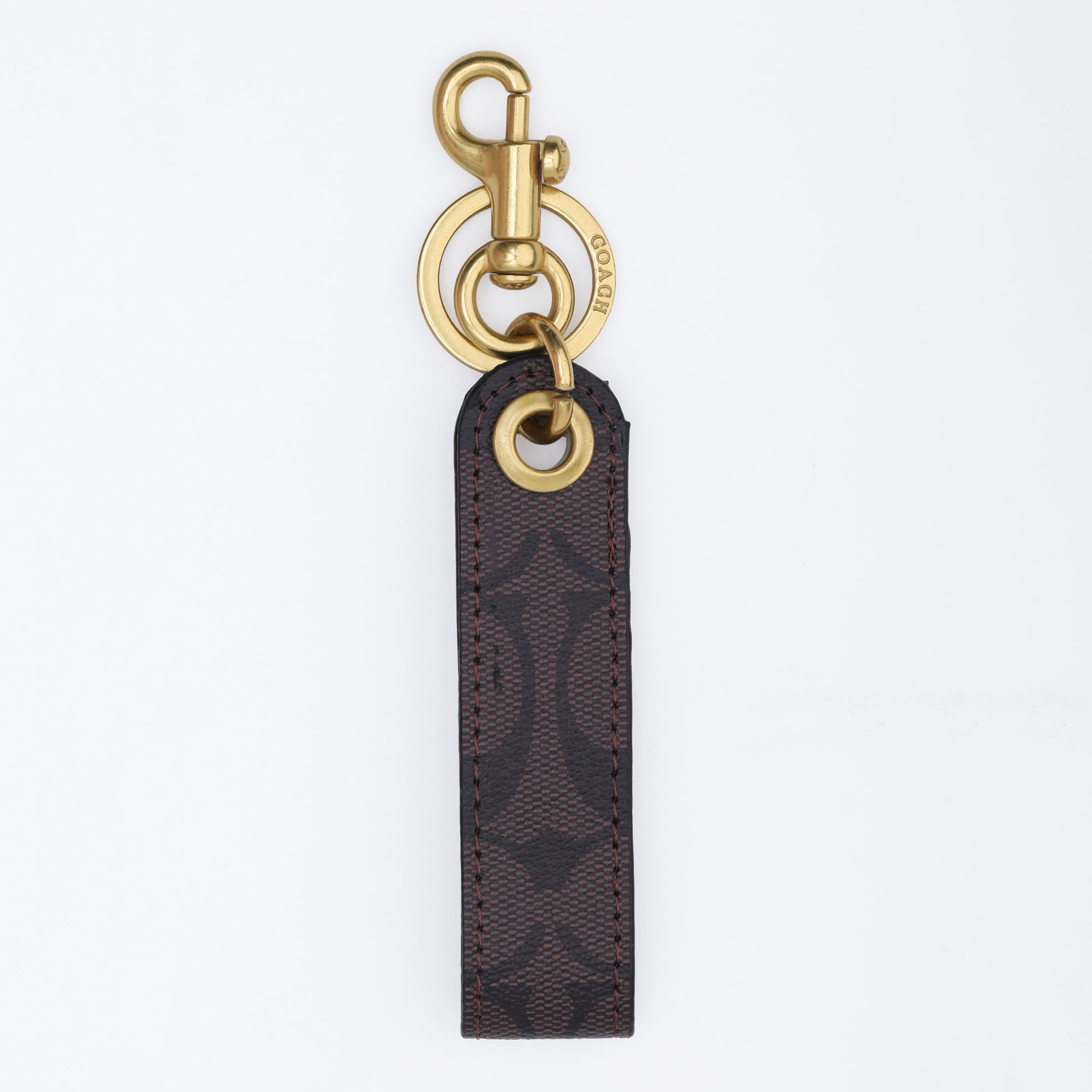Espresso Heritage Loop Keychain