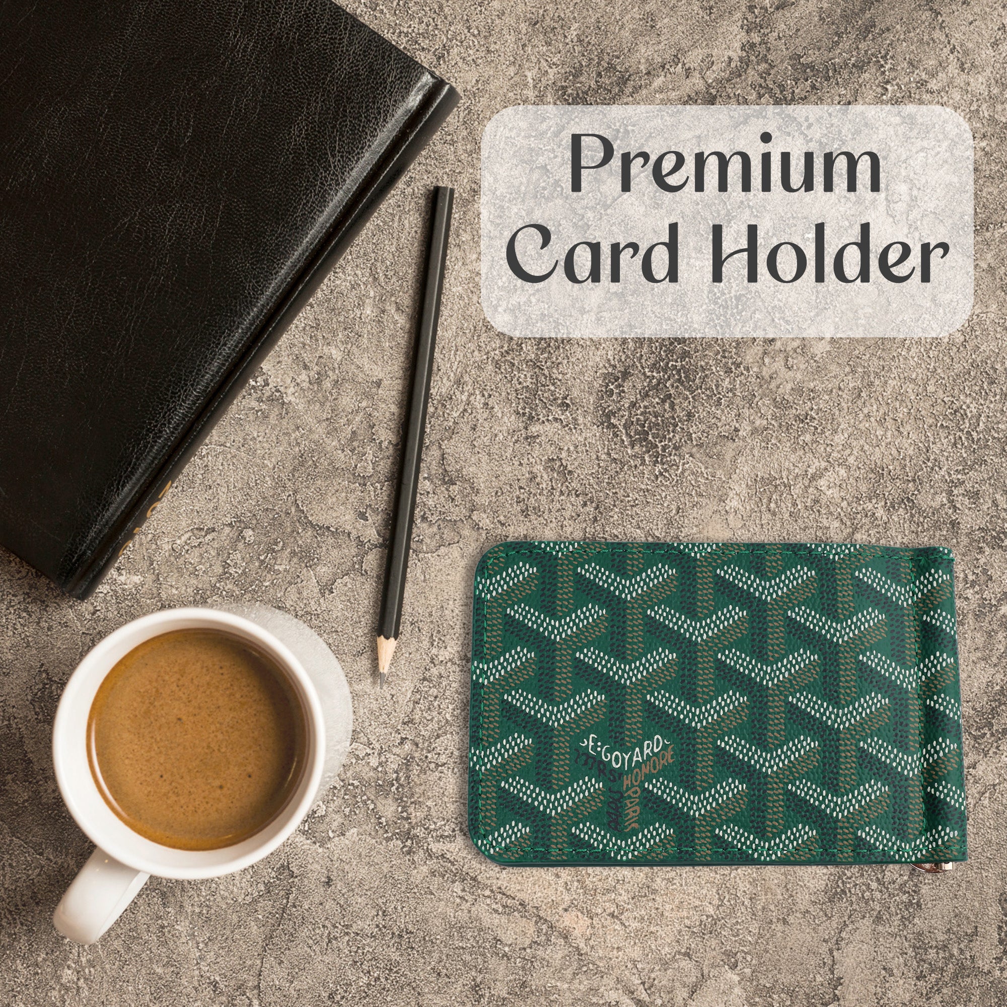Emerald Heritage Pattern Wallet