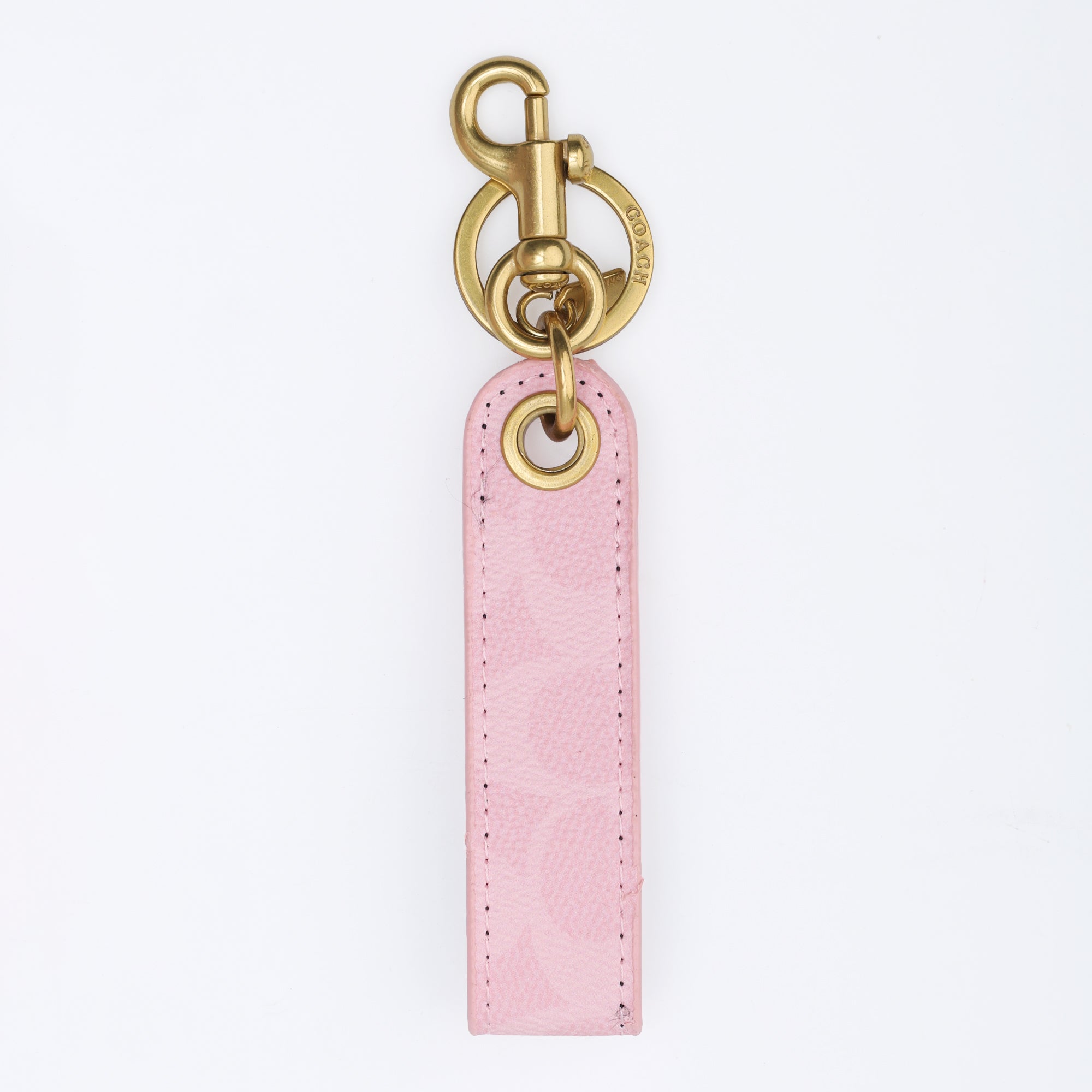 Blush Minimal Loop Keychain
