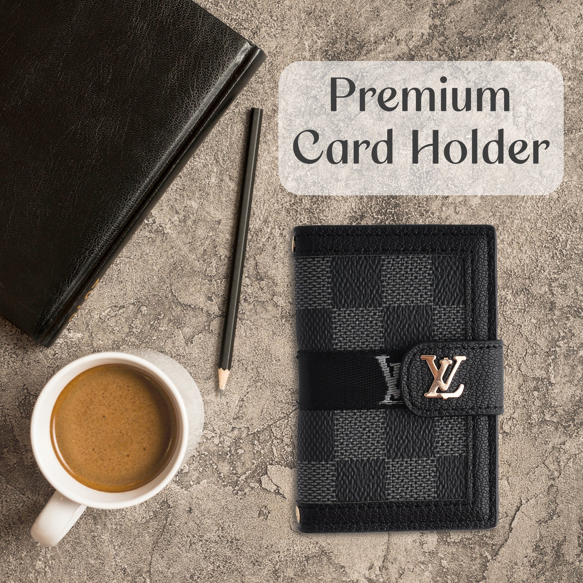 Graphite Check Utility Card Wallet