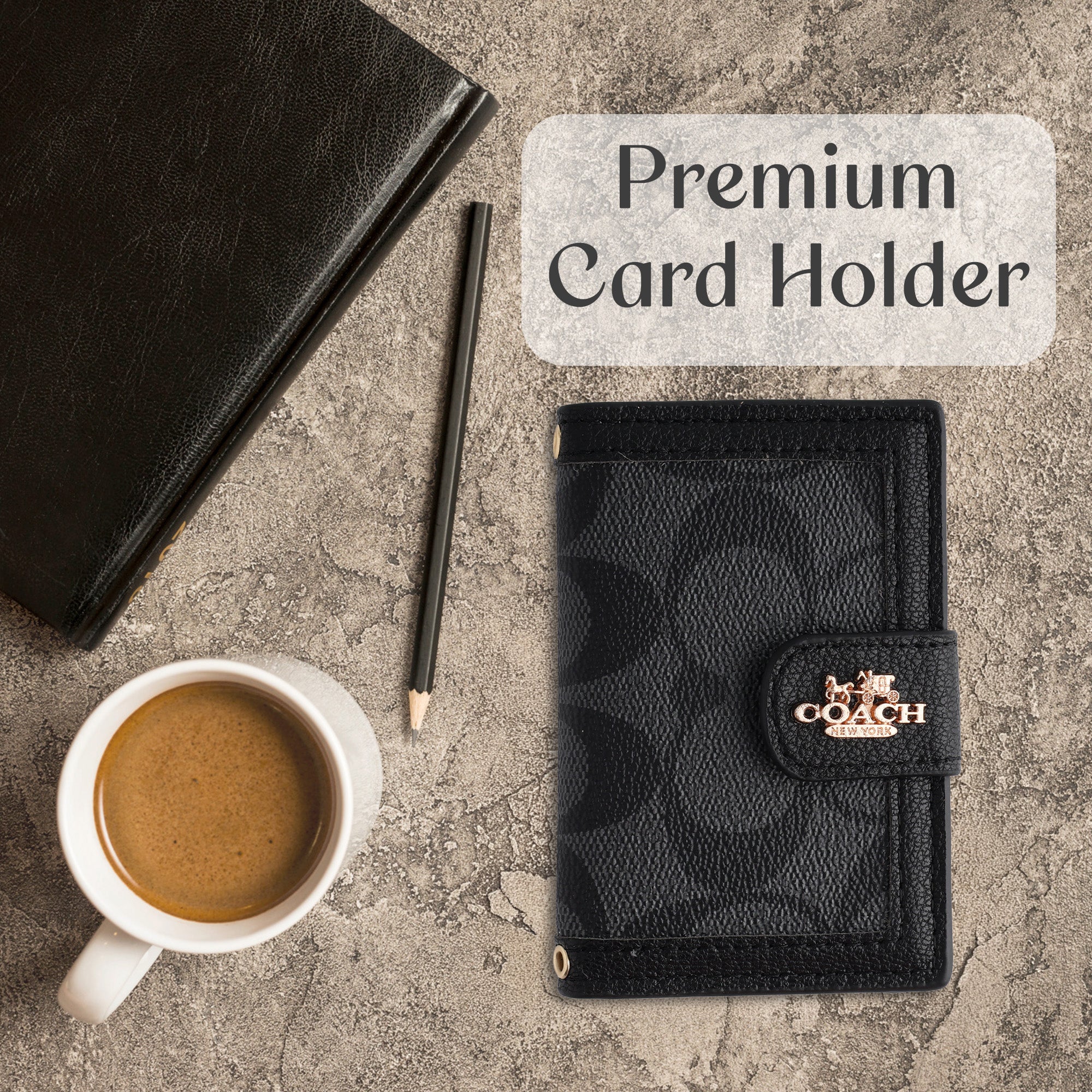 Onyx Shadow Vertical Wallet
