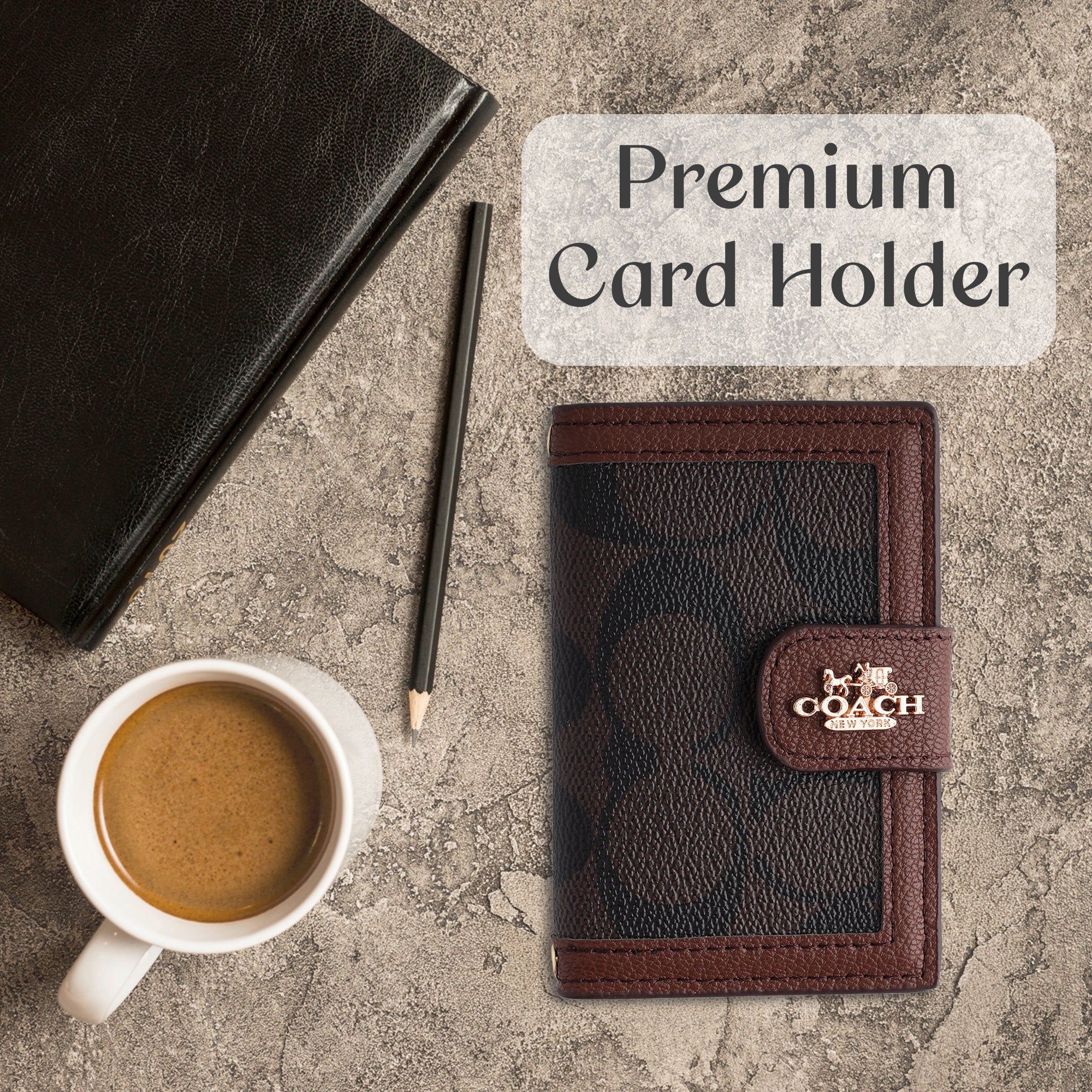 Espresso Shadow Vertical Wallet