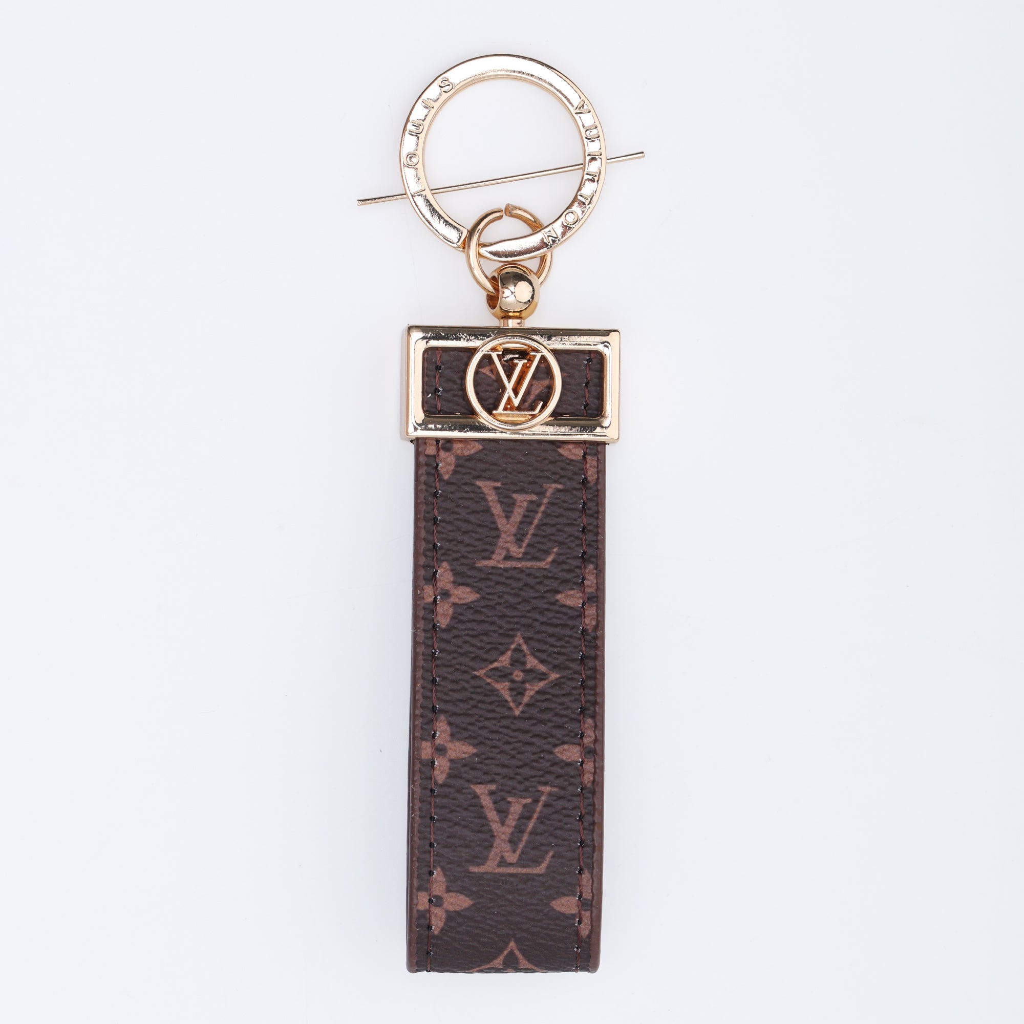 Espresso Signature Loop Keychain