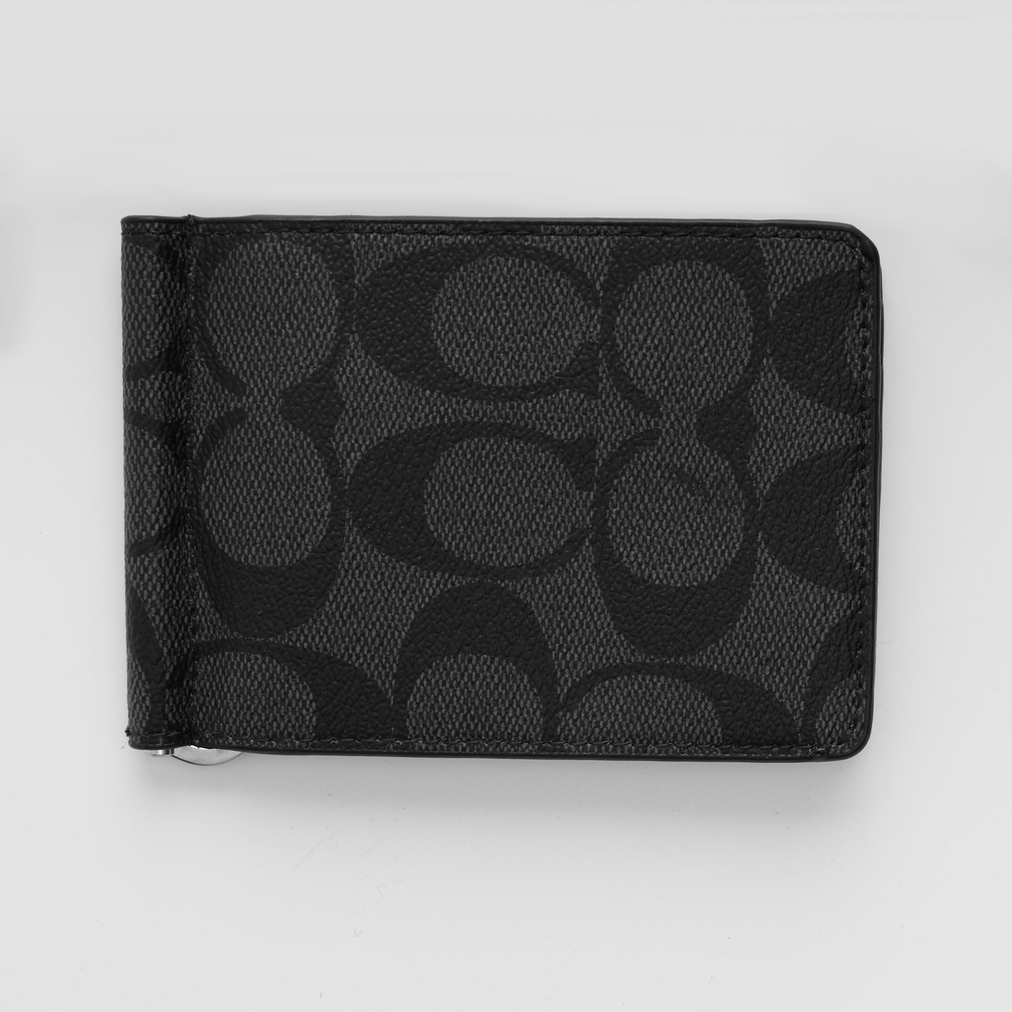 Midnight Signature Money Clip Wallet