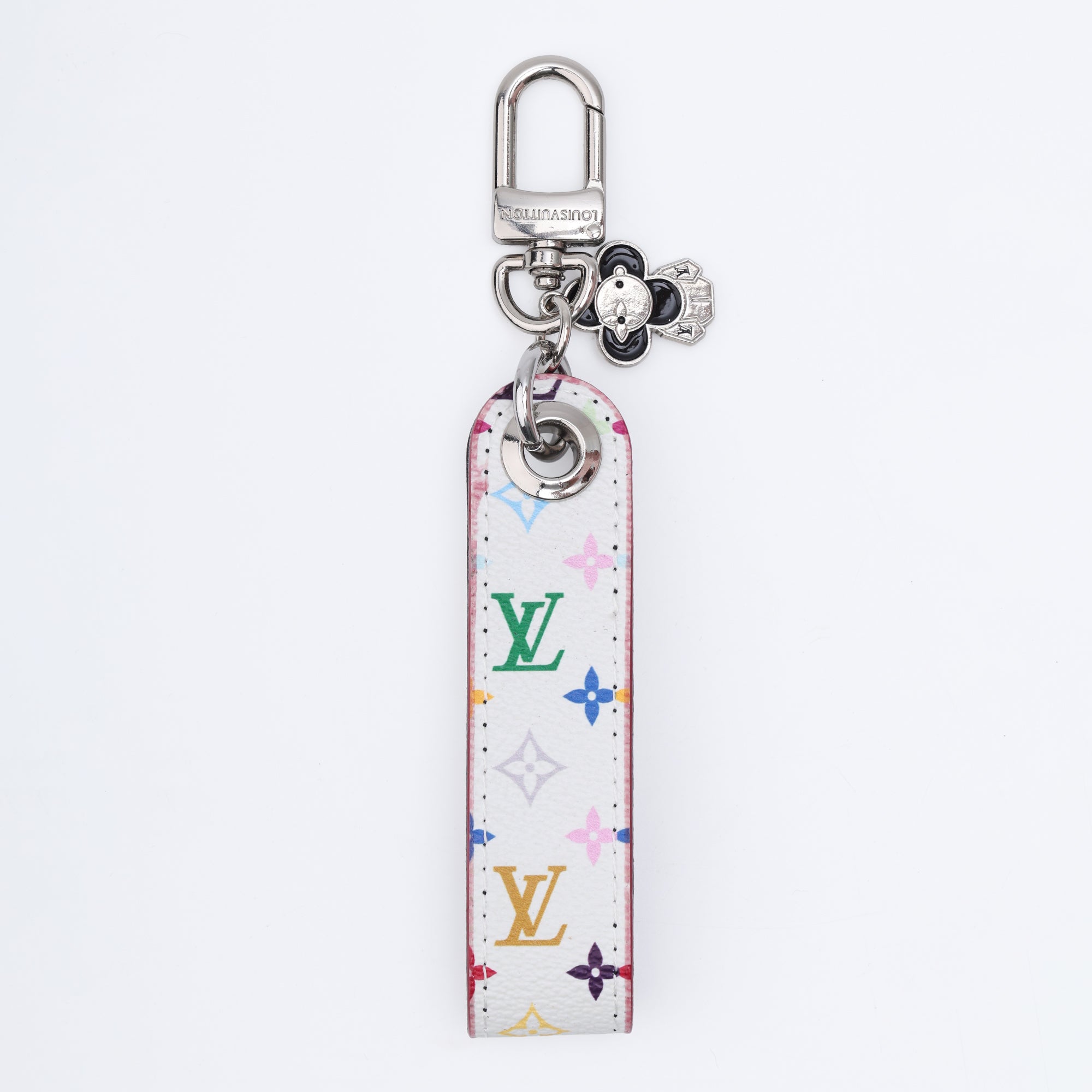 Ivory Pop Charm Loop Keychain