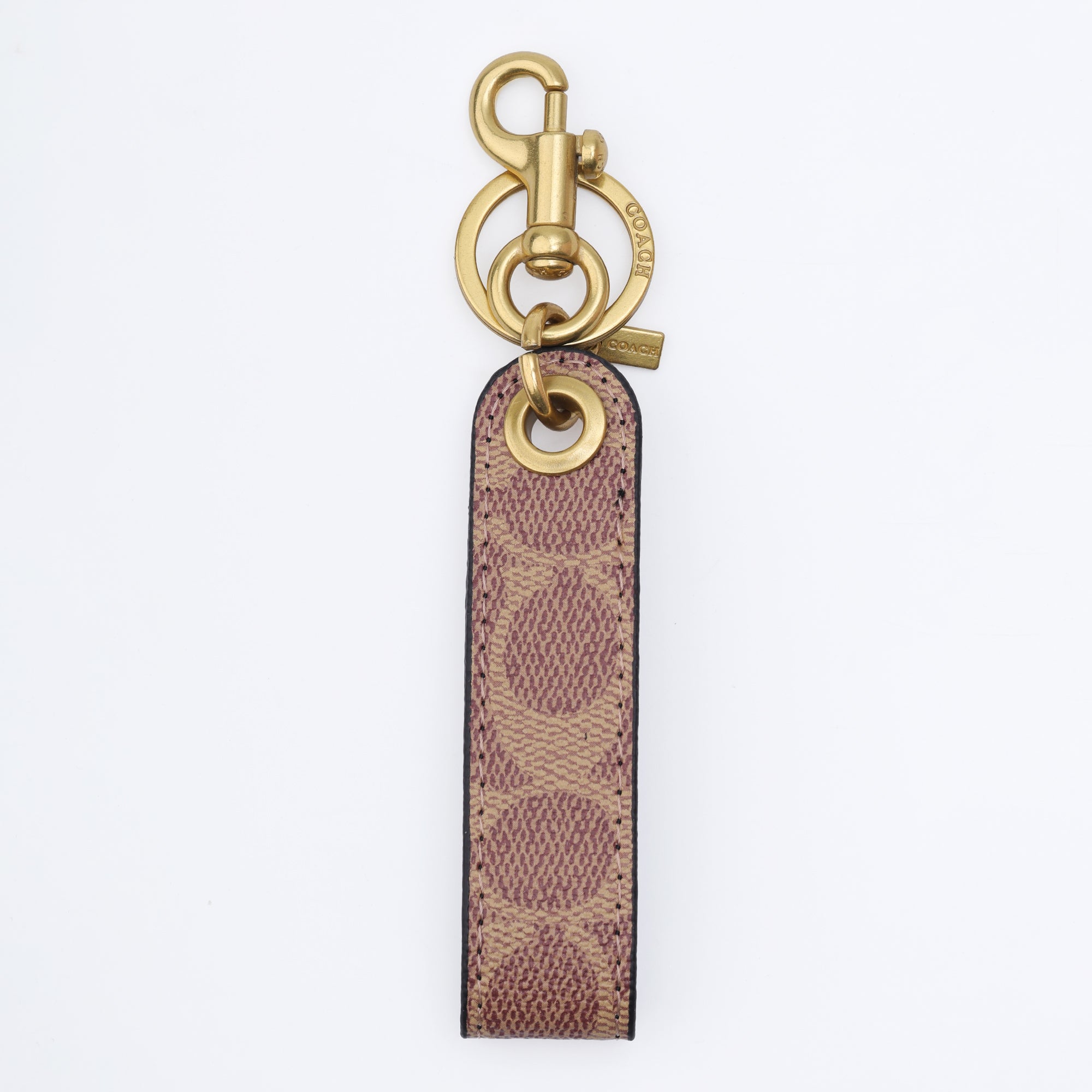 Heritage Tan Loop Keychain