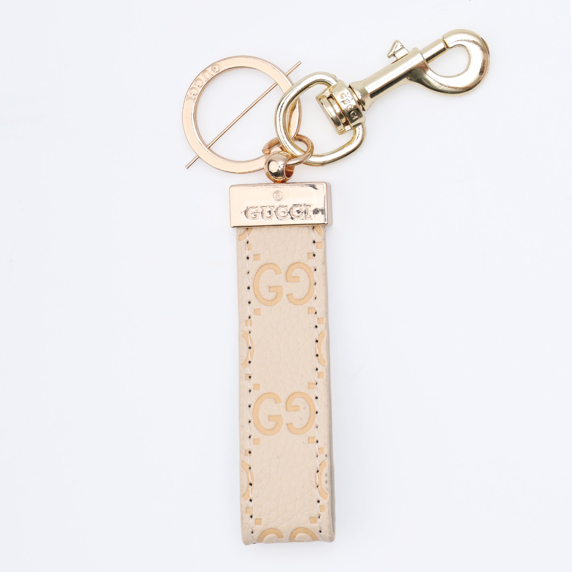 Ivory Luxe Utility Loop Keychain